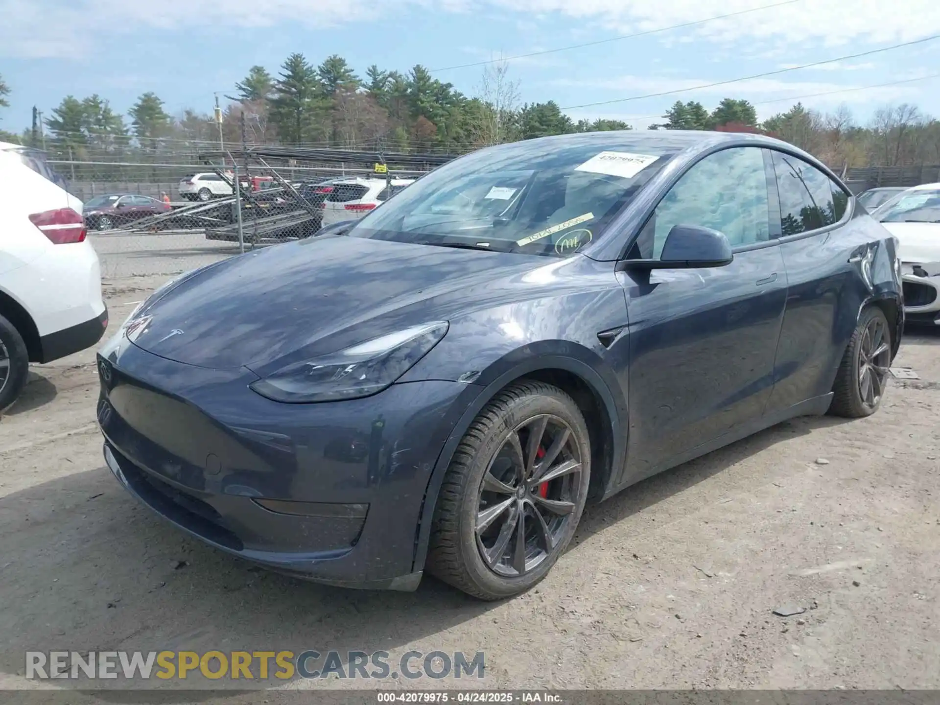 2 Photograph of a damaged car 7SAYGDEF6NF558028 TESLA MODEL Y 2022