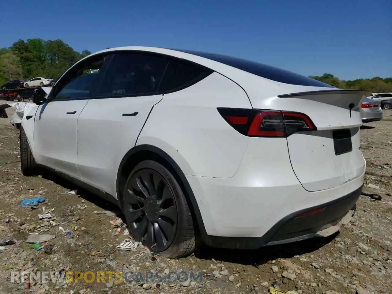 3 Photograph of a damaged car 7SAYGDEF7NF326568 TESLA MODEL Y 2022