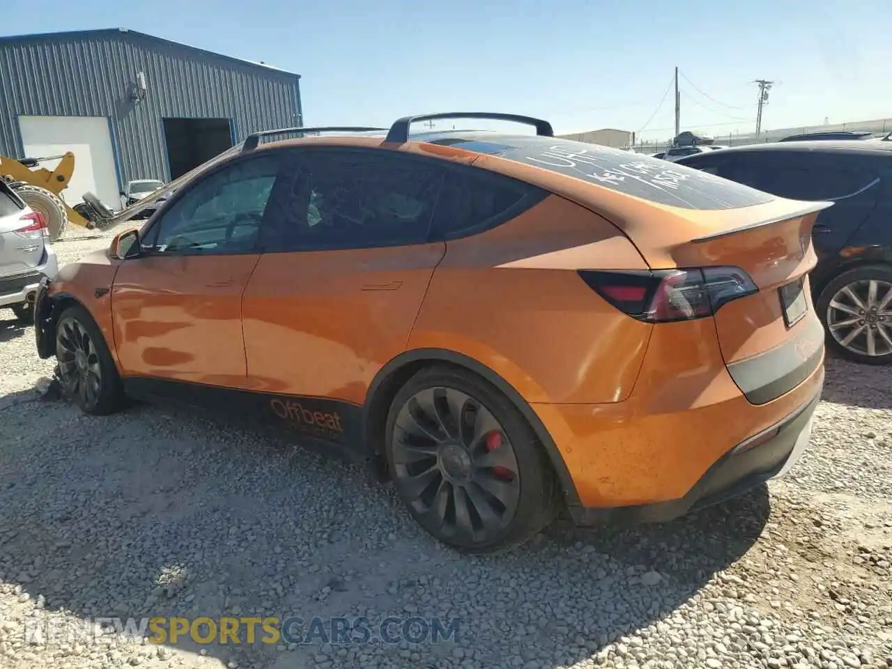 2 Photograph of a damaged car 7SAYGDEF7NF336355 TESLA MODEL Y 2022