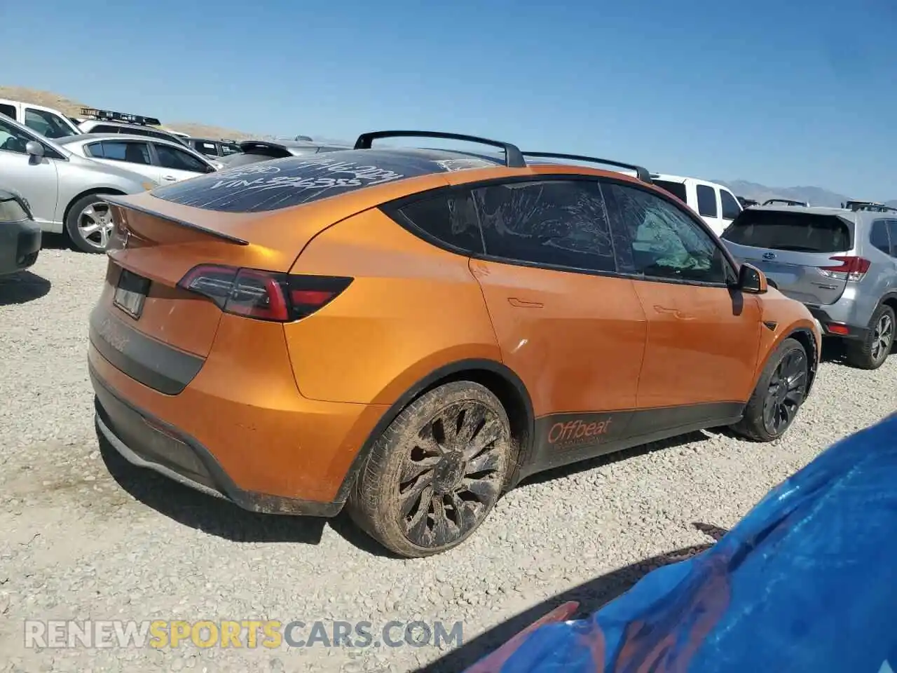 3 Photograph of a damaged car 7SAYGDEF7NF336355 TESLA MODEL Y 2022