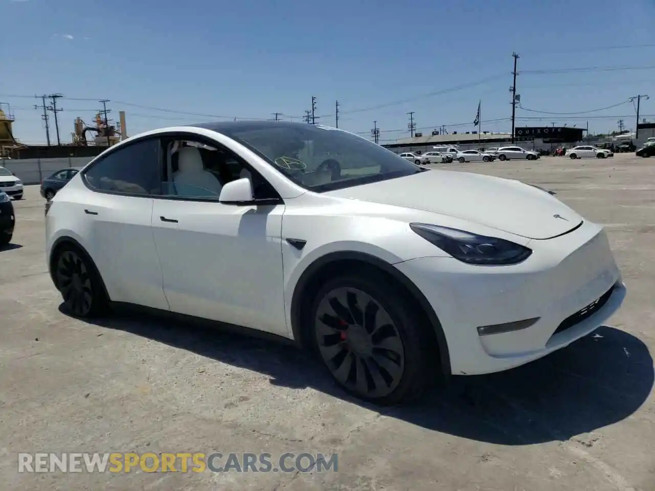 1 Photograph of a damaged car 7SAYGDEF7NF341281 TESLA MODEL Y 2022