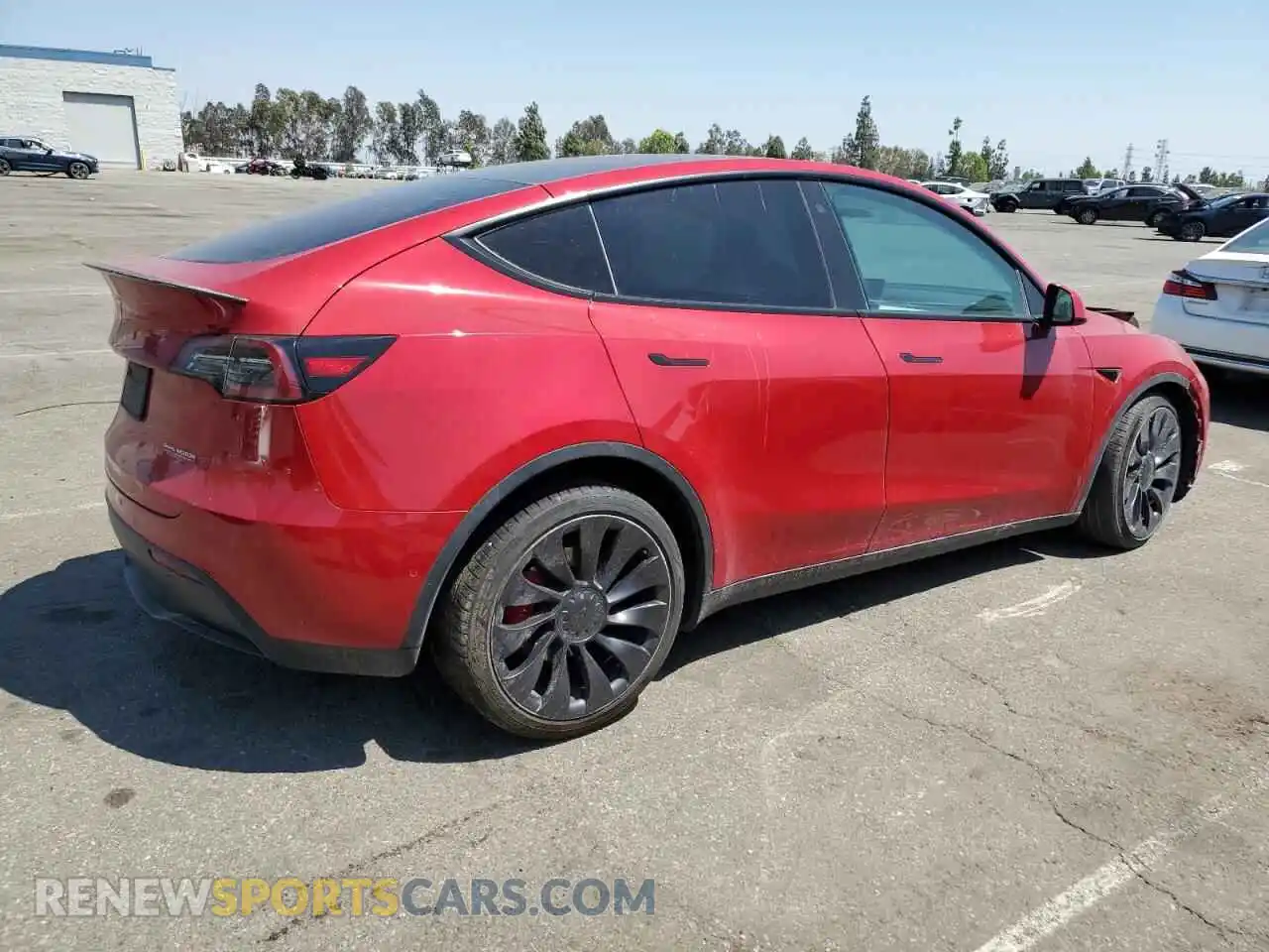 3 Photograph of a damaged car 7SAYGDEF7NF343659 TESLA MODEL Y 2022