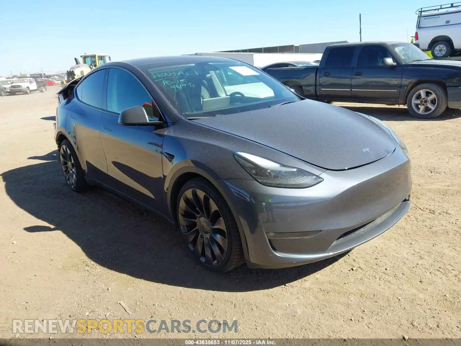 1 Photograph of a damaged car 7SAYGDEF7NF347890 TESLA MODEL Y 2022