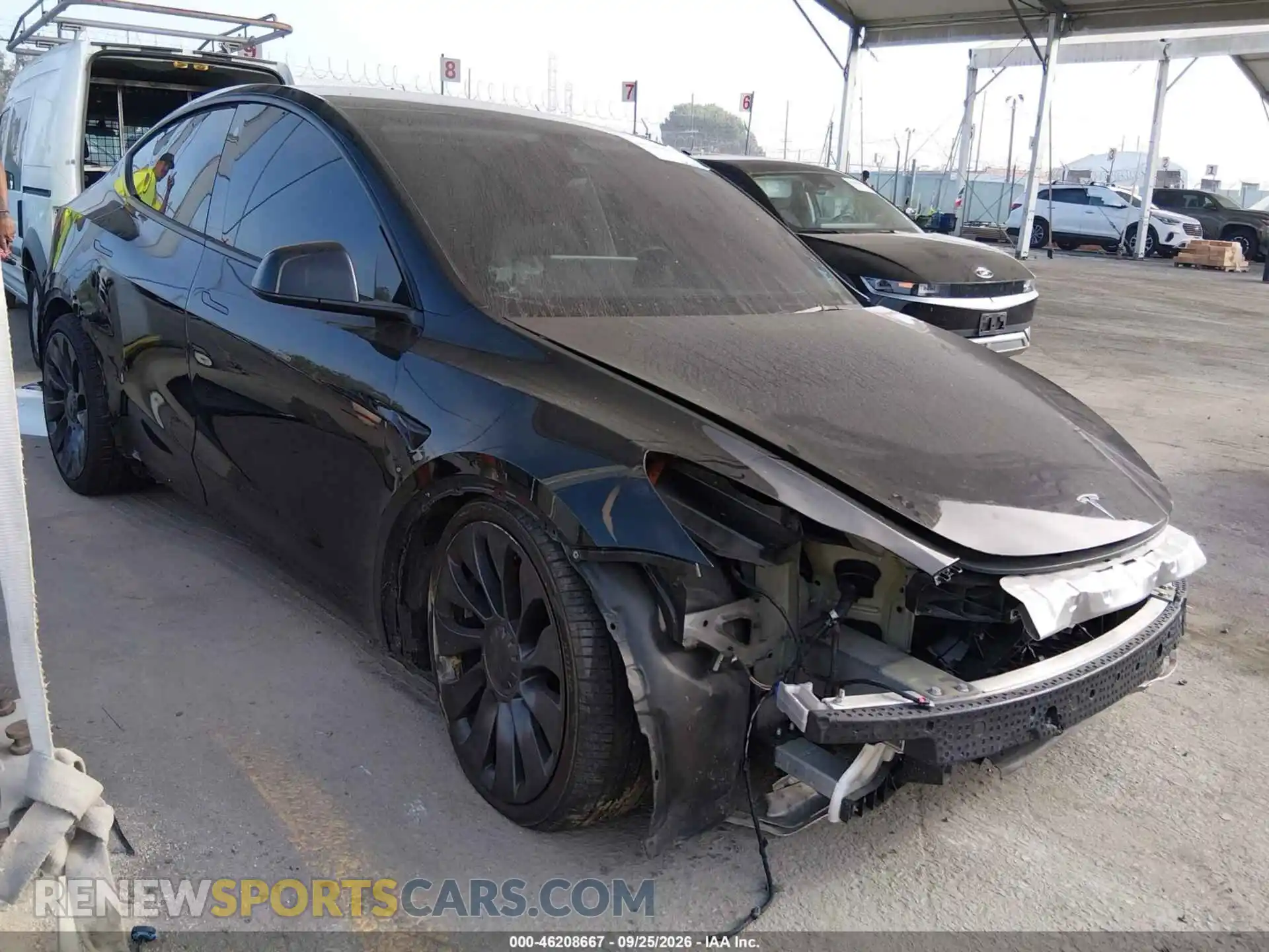 1 Photograph of a damaged car 7SAYGDEF7NF351311 TESLA MODEL Y 2022