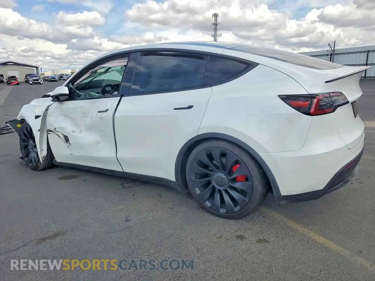 2 Photograph of a damaged car 7SAYGDEF7NF388553 TESLA MODEL Y 2022