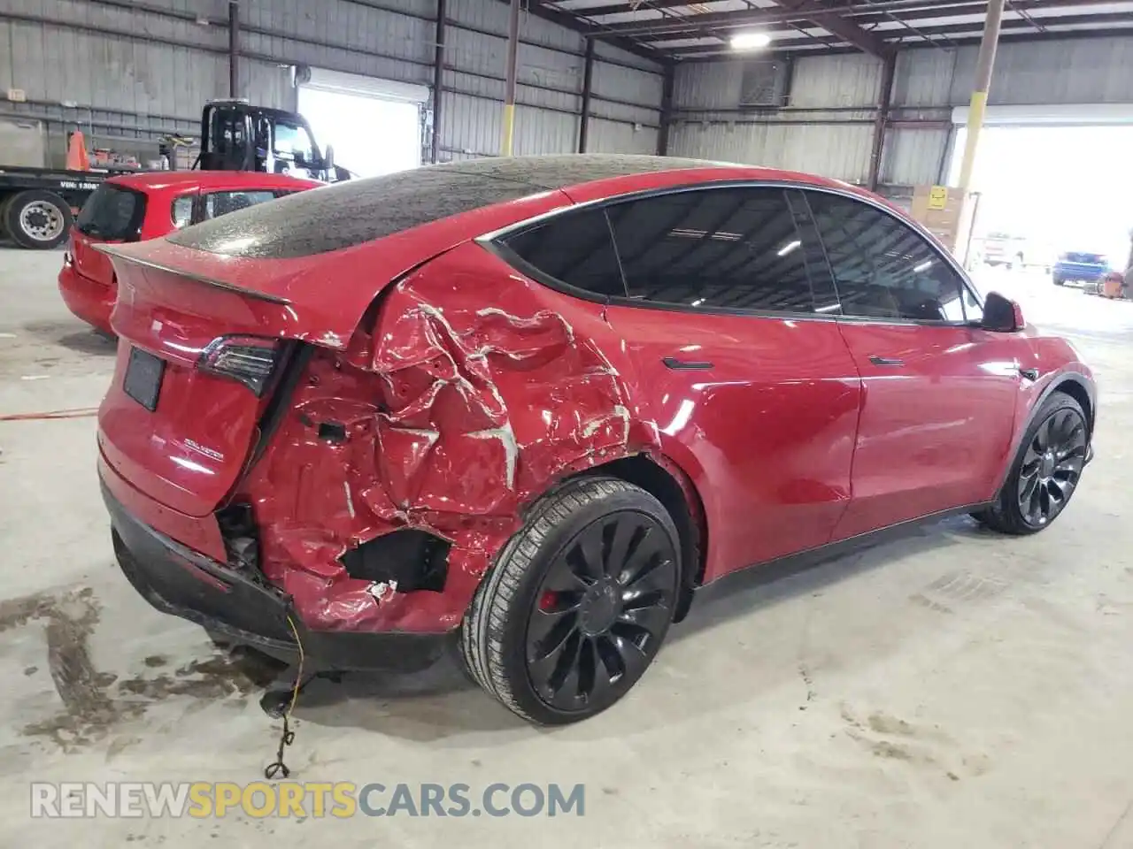 3 Photograph of a damaged car 7SAYGDEF7NF395437 TESLA MODEL Y 2022