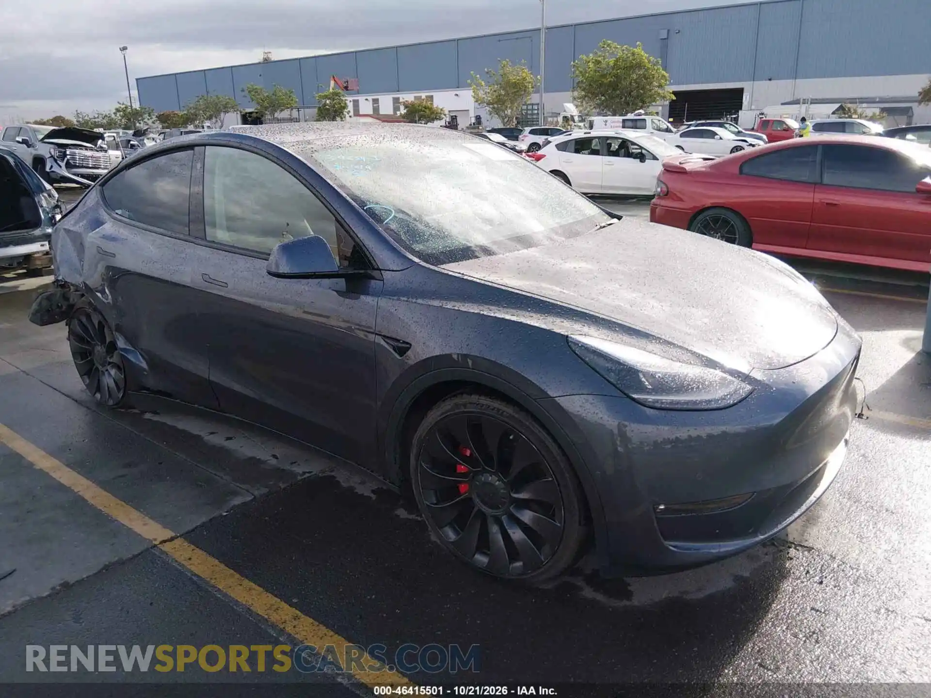 1 Photograph of a damaged car 7SAYGDEF7NF395518 TESLA MODEL Y 2022