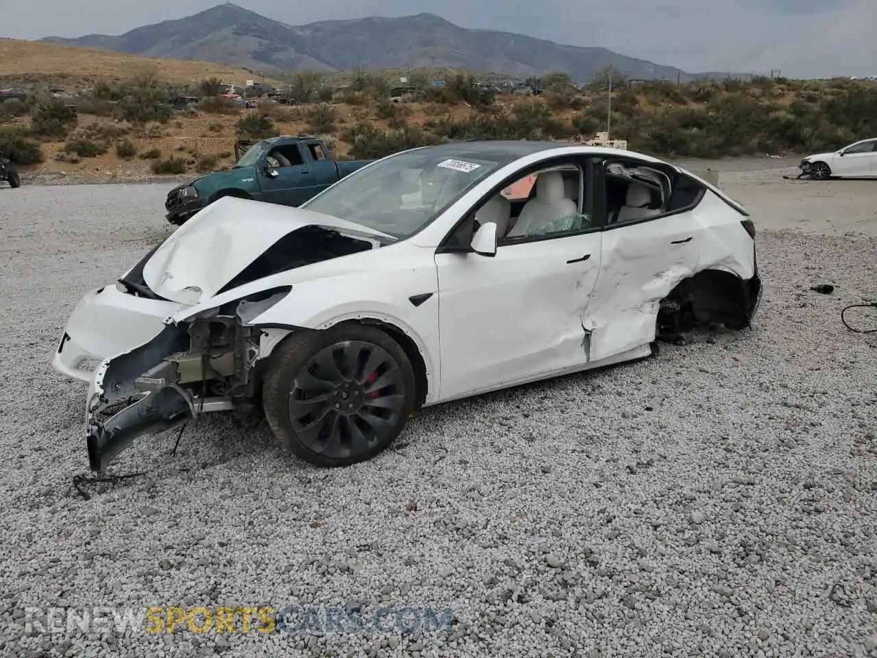 1 Photograph of a damaged car 7SAYGDEF7NF397222 TESLA MODEL Y 2022