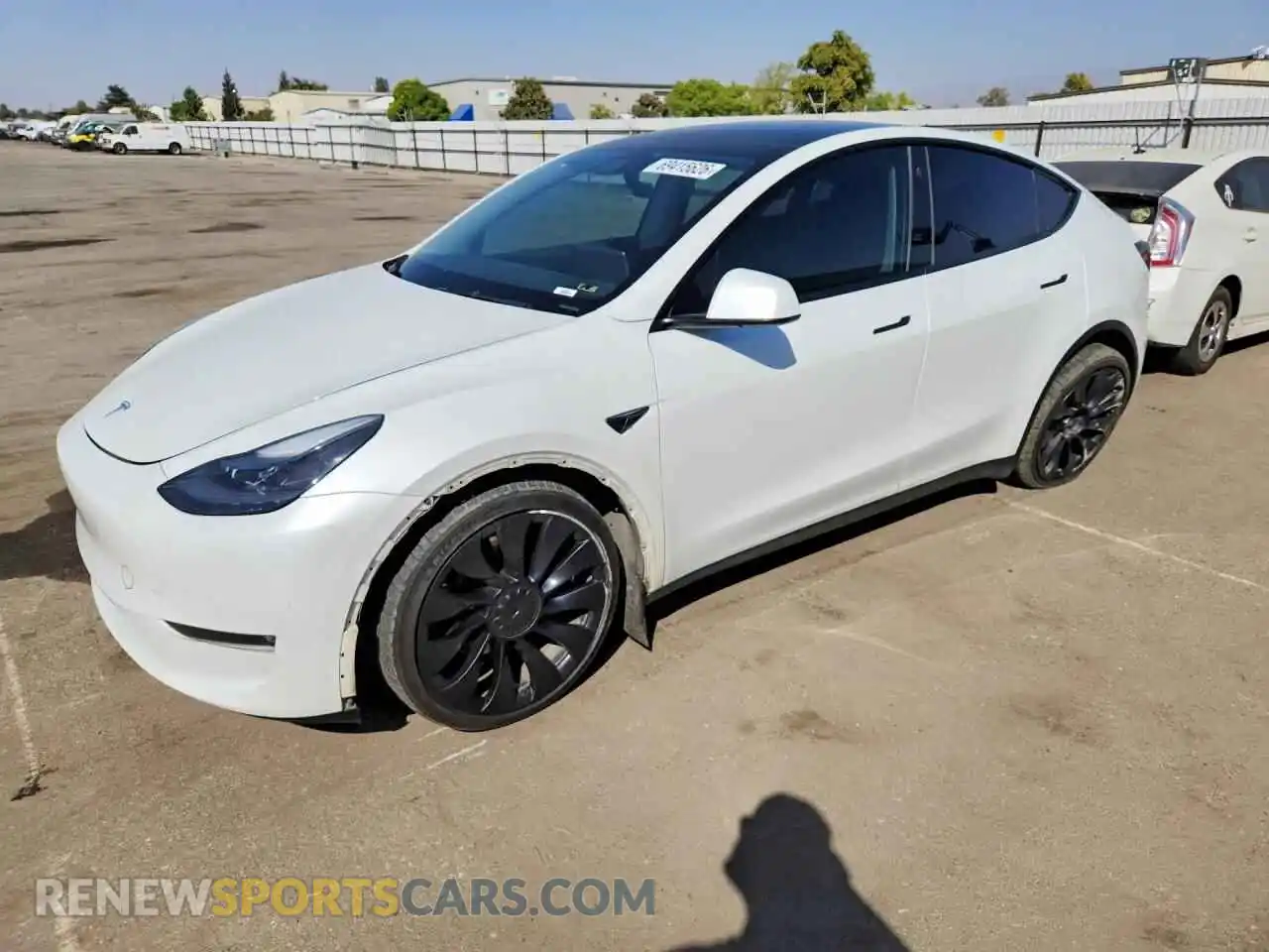 1 Photograph of a damaged car 7SAYGDEF7NF410230 TESLA MODEL Y 2022