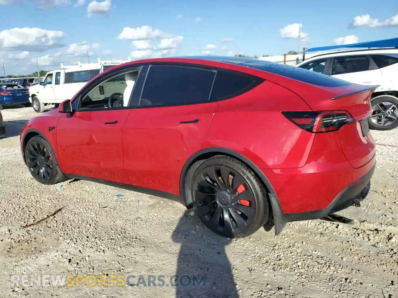 2 Photograph of a damaged car 7SAYGDEF7NF416027 TESLA MODEL Y 2022