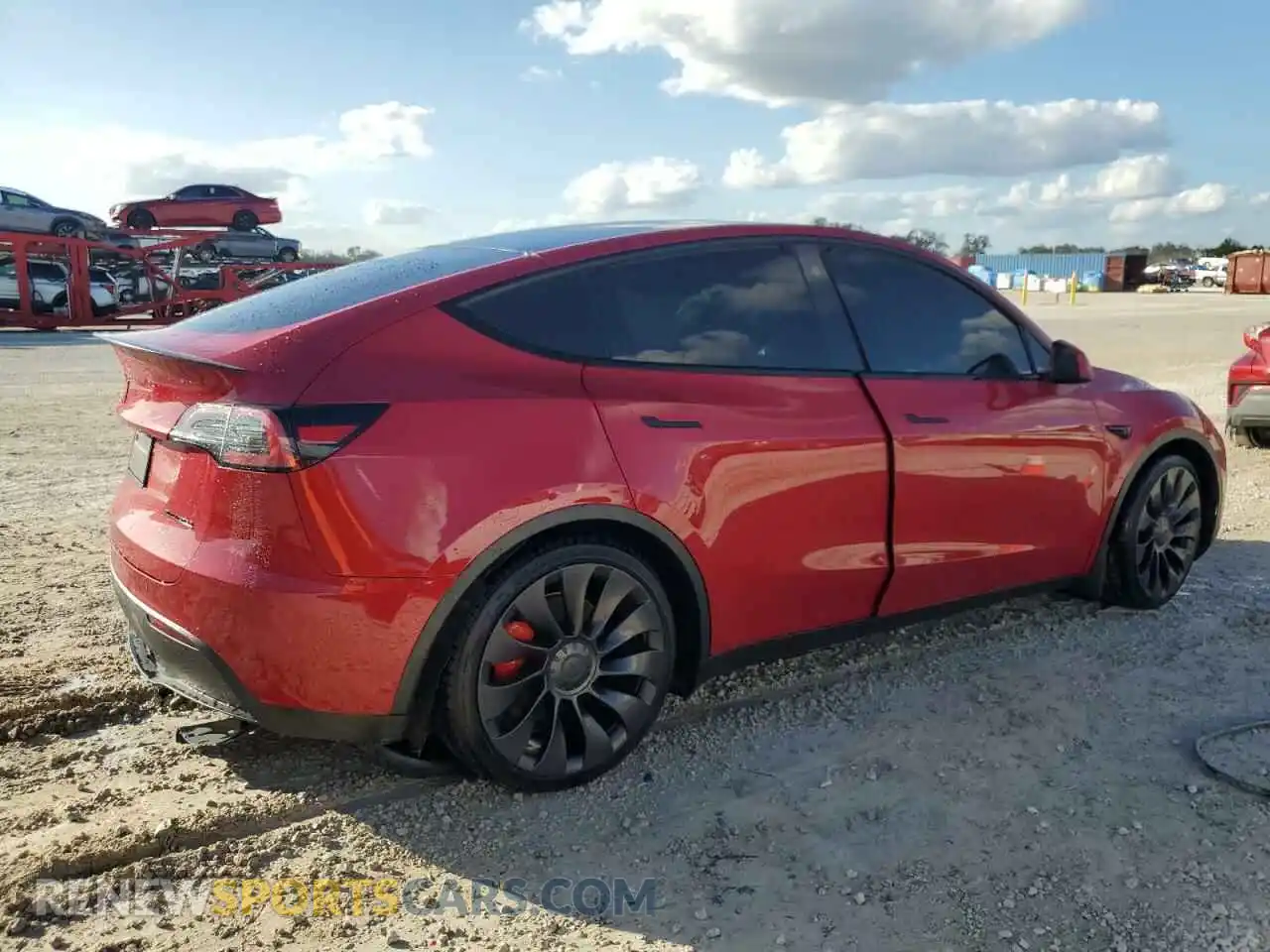 3 Photograph of a damaged car 7SAYGDEF7NF416027 TESLA MODEL Y 2022
