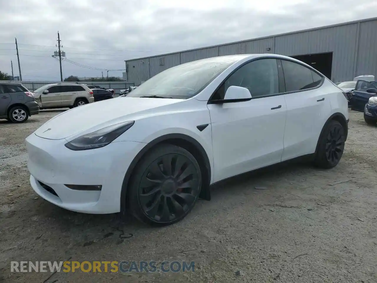 1 Photograph of a damaged car 7SAYGDEF7NF436293 TESLA MODEL Y 2022