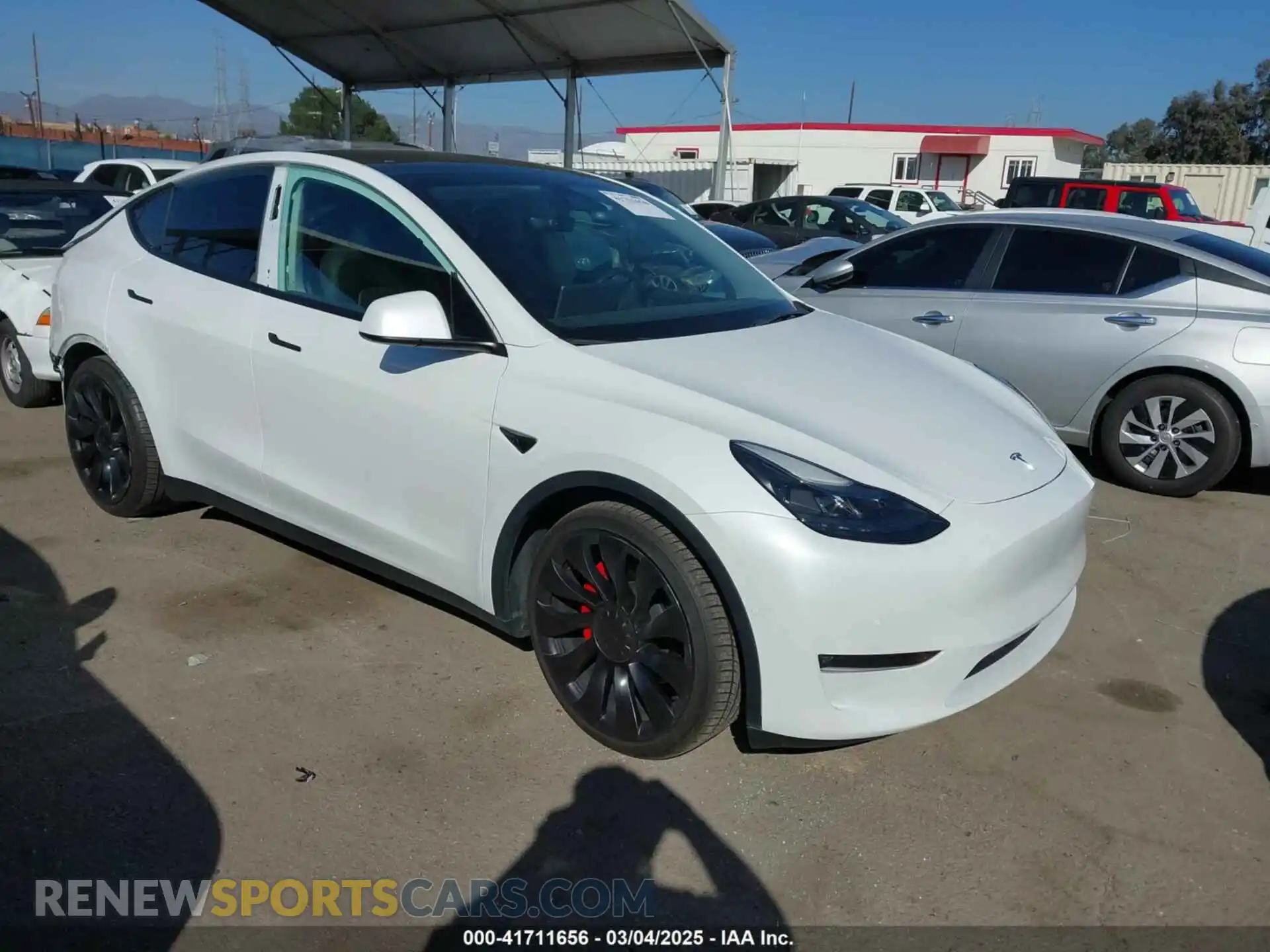 1 Photograph of a damaged car 7SAYGDEF7NF439503 TESLA MODEL Y 2022