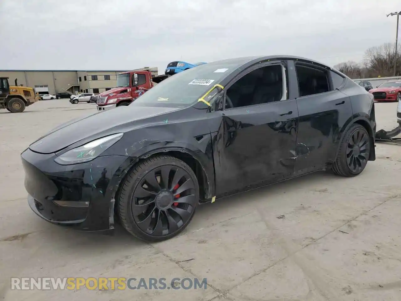 1 Фотография поврежденного автомобиля 7SAYGDEF7NF446175 TESLA MODEL Y 2022