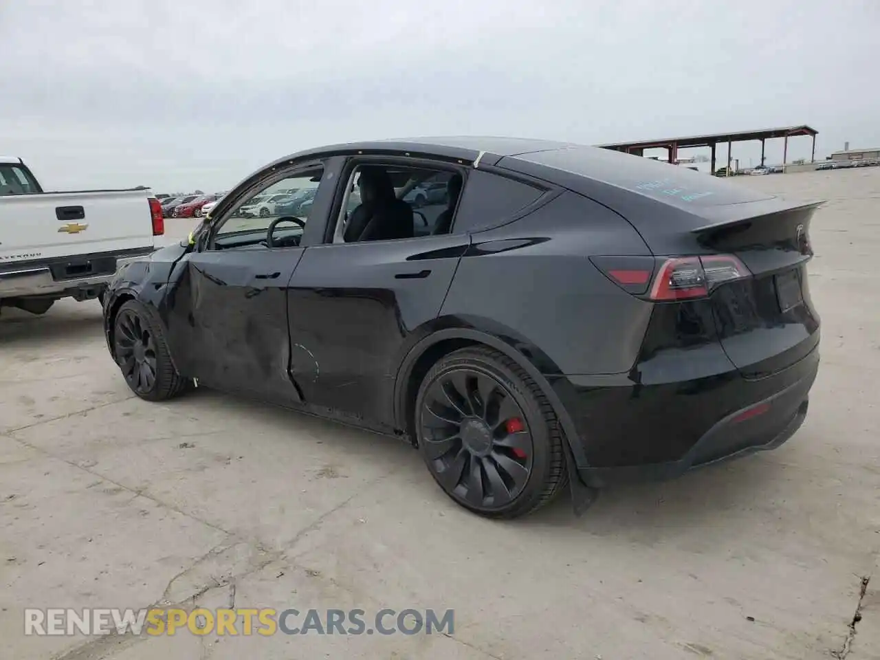 2 Фотография поврежденного автомобиля 7SAYGDEF7NF446175 TESLA MODEL Y 2022