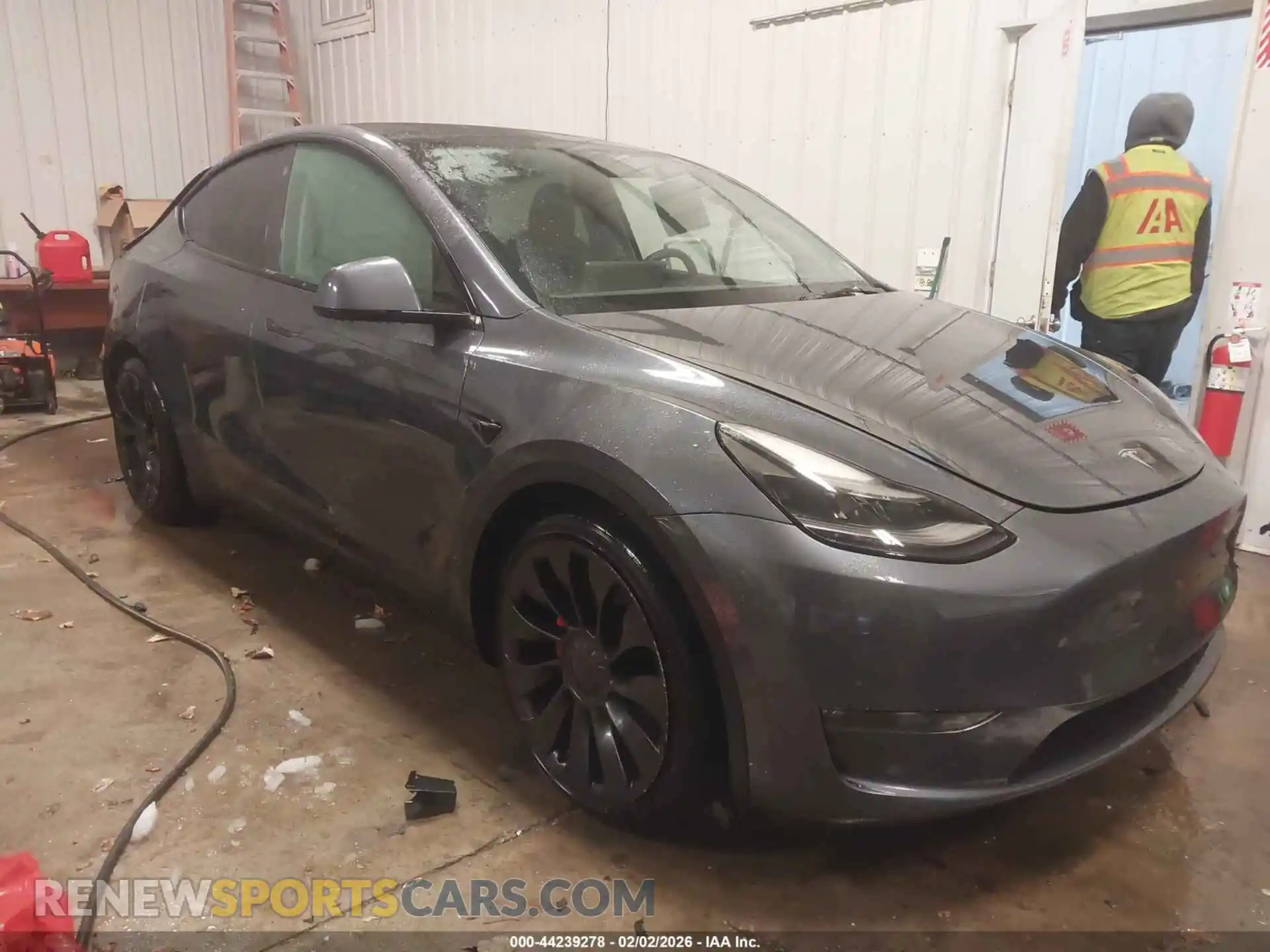 1 Photograph of a damaged car 7SAYGDEF7NF455474 TESLA MODEL Y 2022