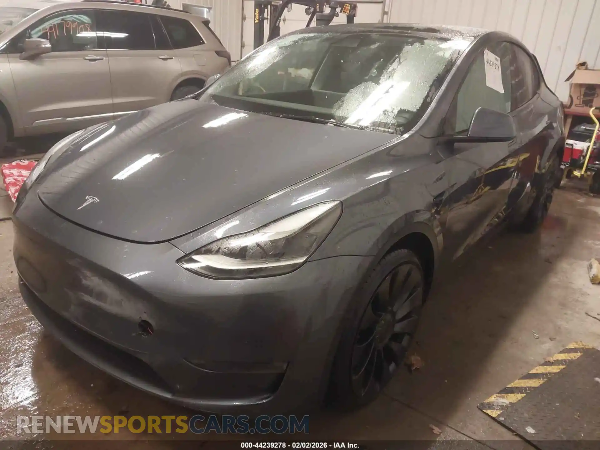 2 Photograph of a damaged car 7SAYGDEF7NF455474 TESLA MODEL Y 2022