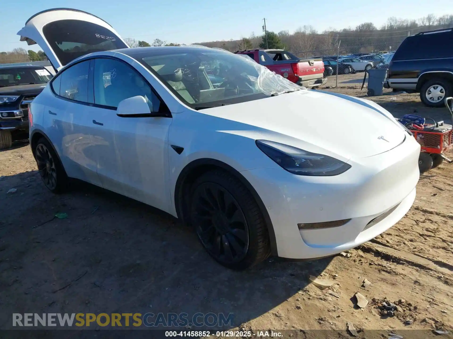 1 Photograph of a damaged car 7SAYGDEF7NF455491 TESLA MODEL Y 2022