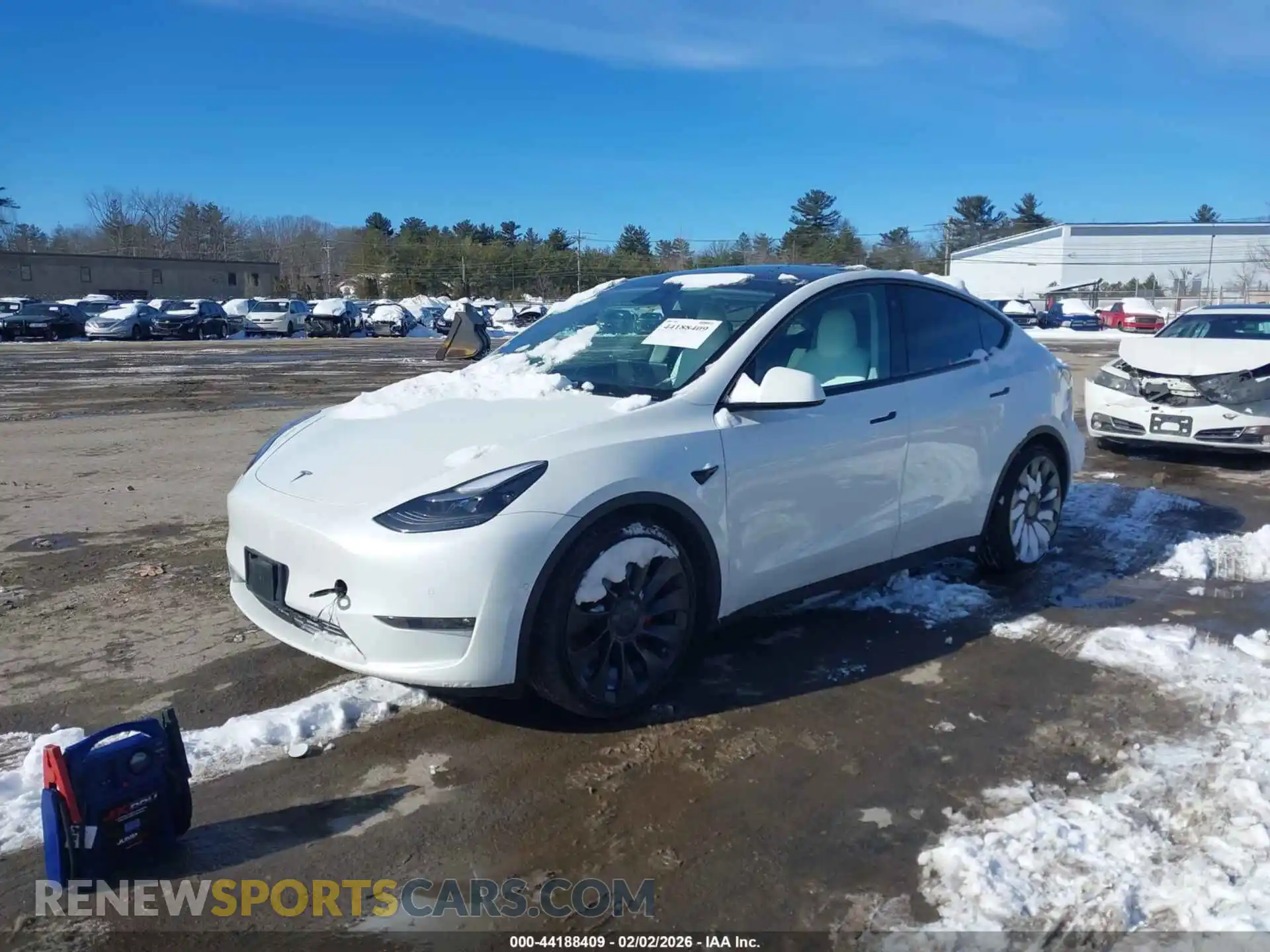 2 Photograph of a damaged car 7SAYGDEF7NF456172 TESLA MODEL Y 2022