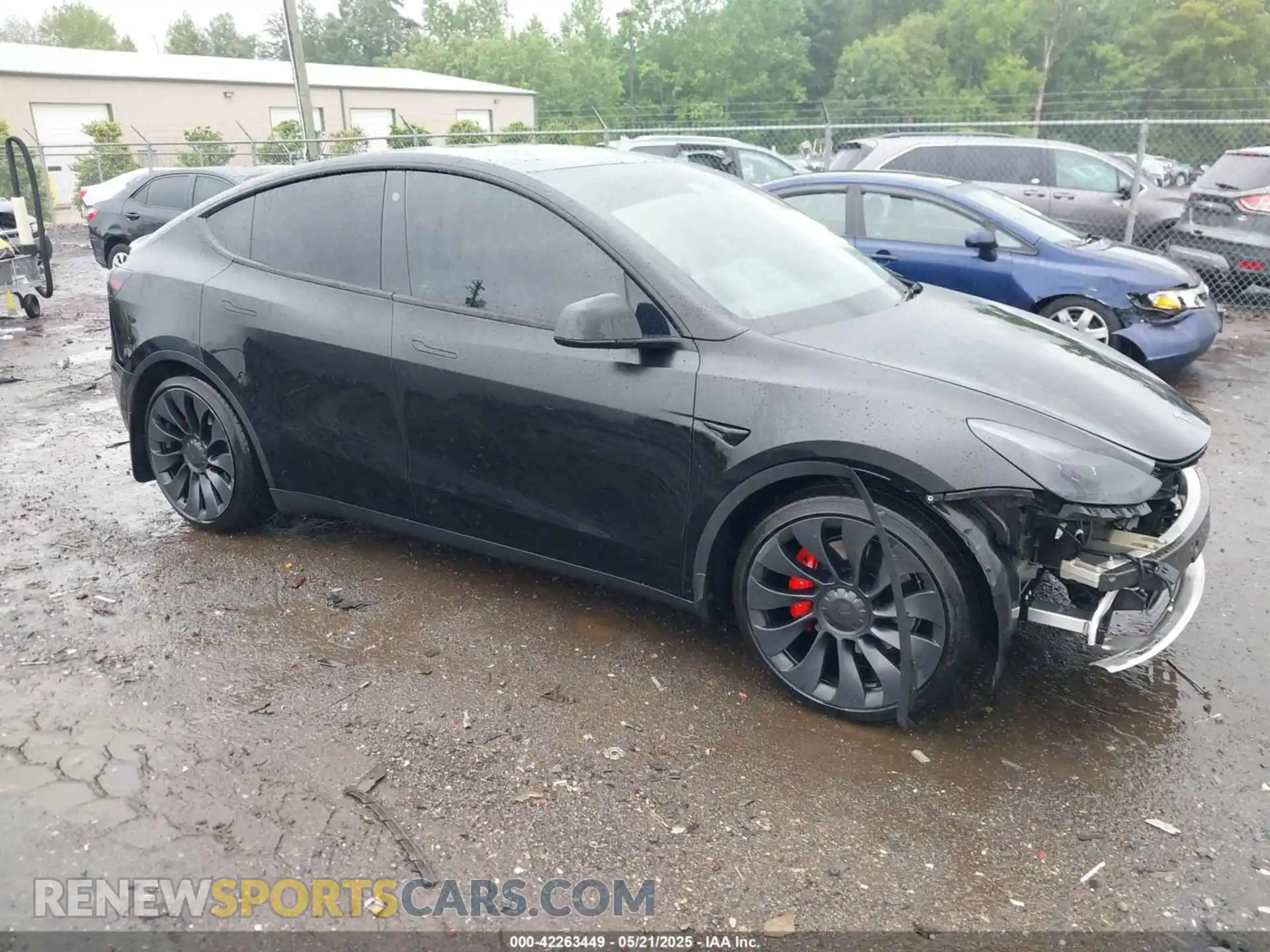 1 Photograph of a damaged car 7SAYGDEF7NF457757 TESLA MODEL Y 2022