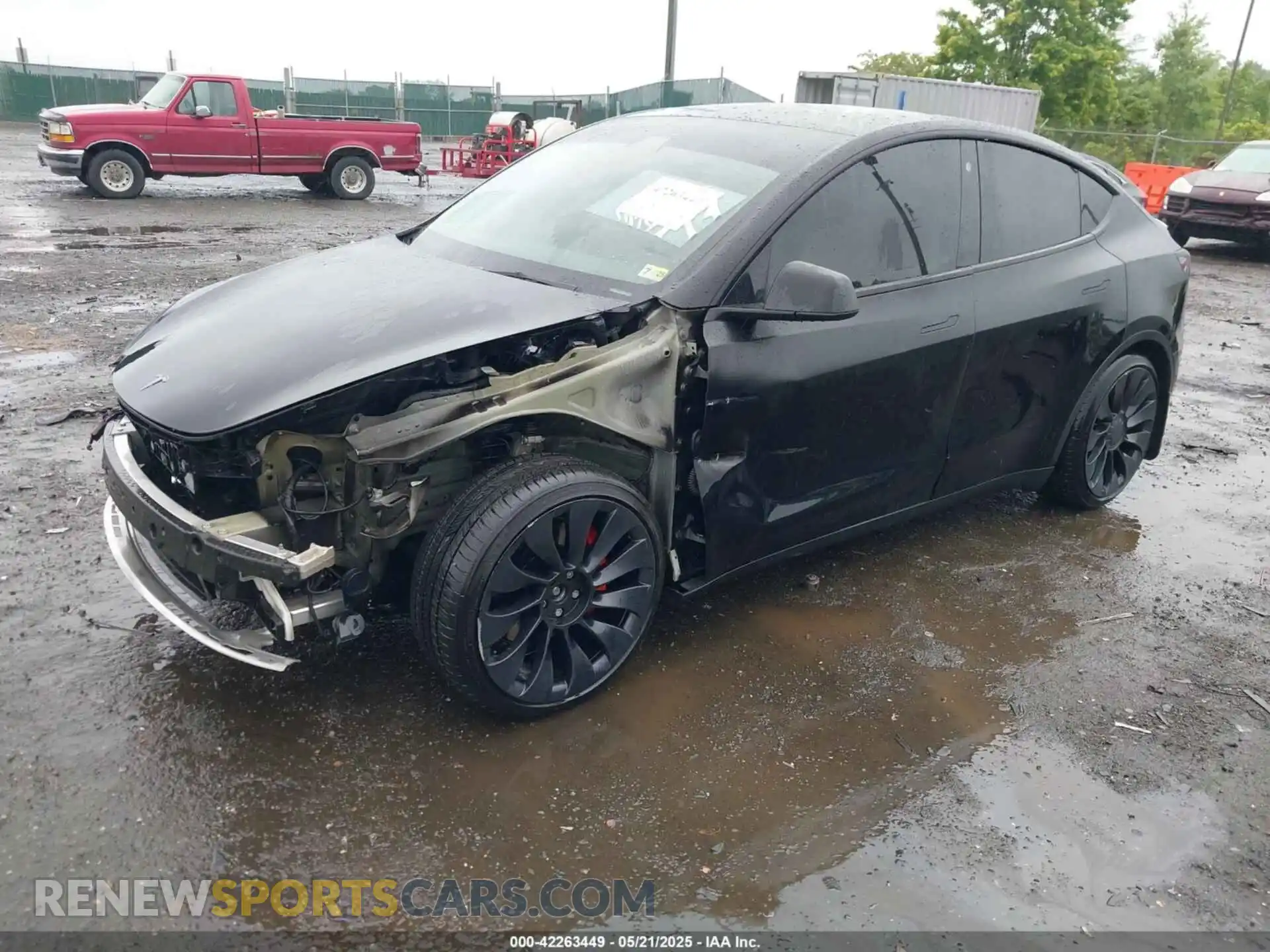 2 Photograph of a damaged car 7SAYGDEF7NF457757 TESLA MODEL Y 2022