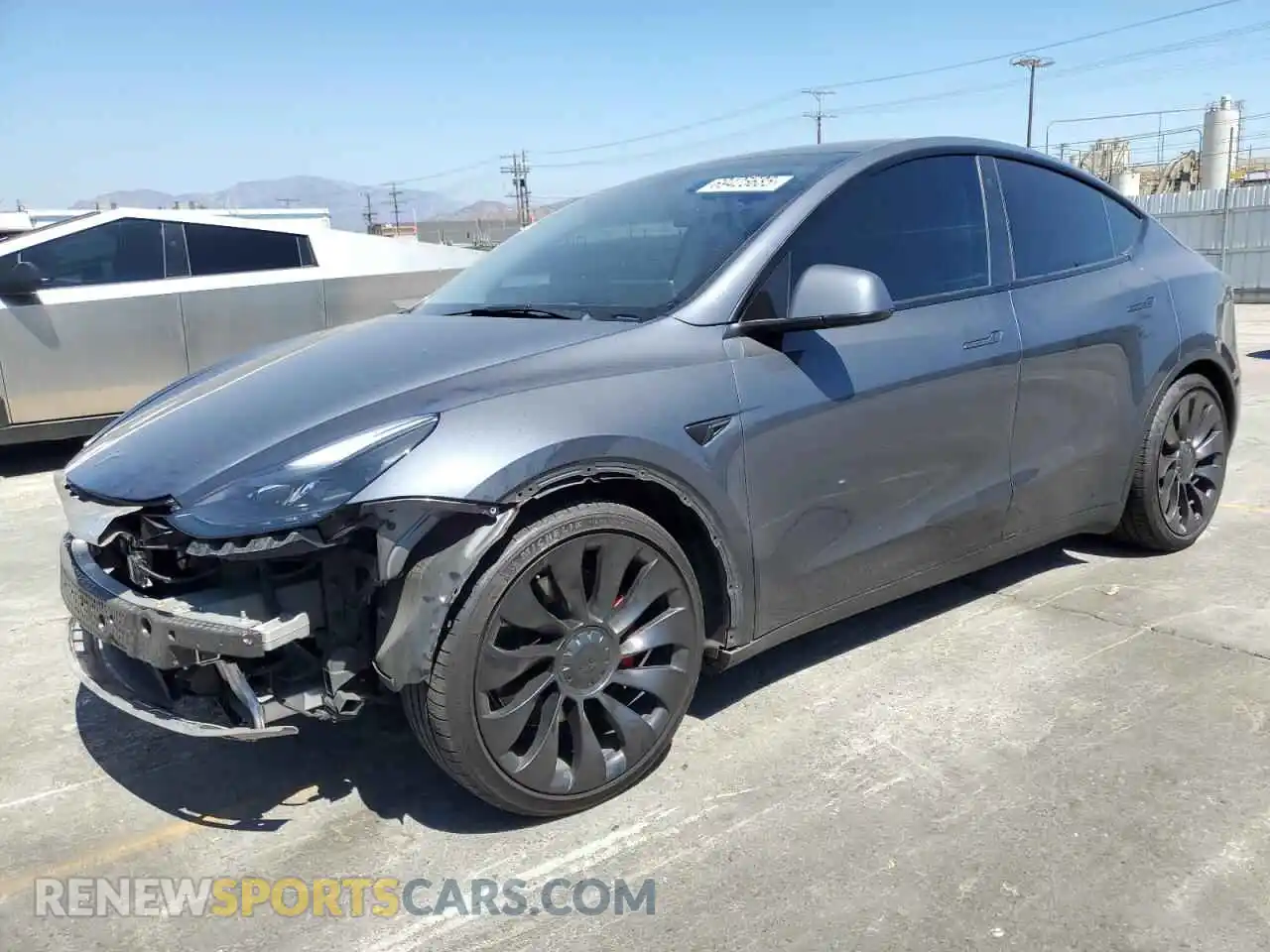 1 Photograph of a damaged car 7SAYGDEF7NF491276 TESLA MODEL Y 2022