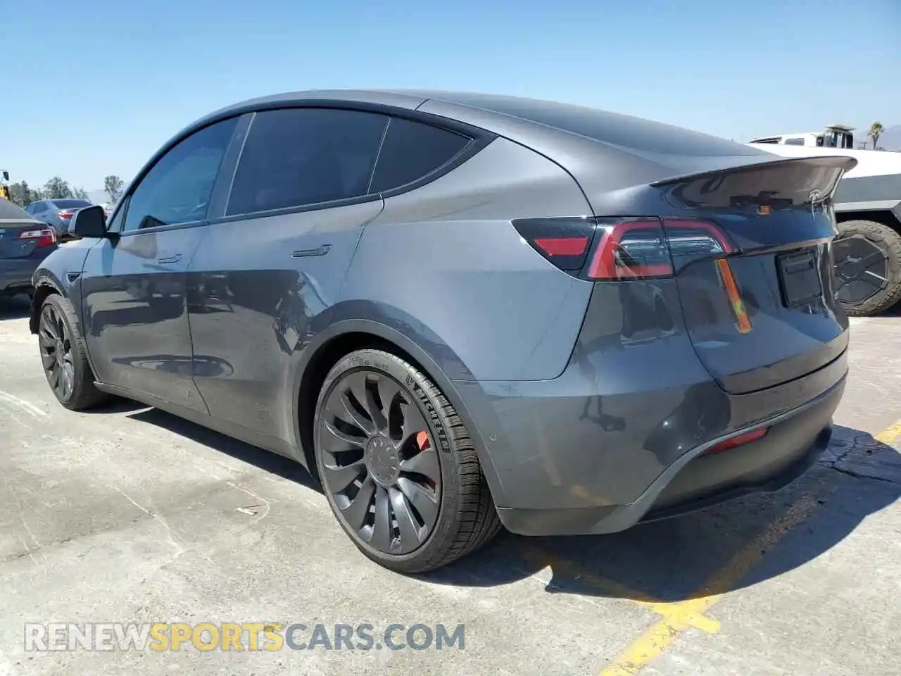 2 Photograph of a damaged car 7SAYGDEF7NF491276 TESLA MODEL Y 2022