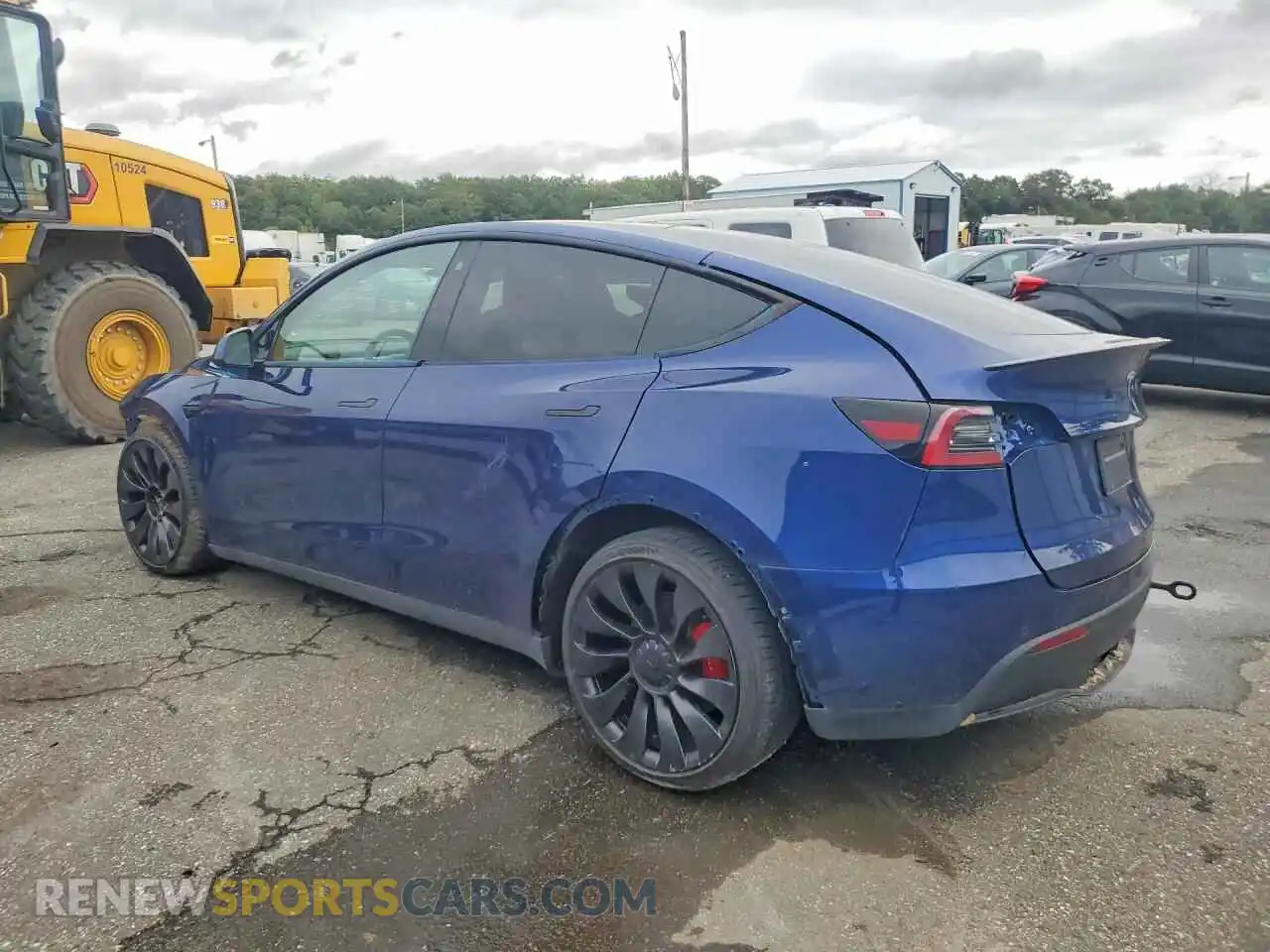 2 Photograph of a damaged car 7SAYGDEF7NF514054 TESLA MODEL Y 2022