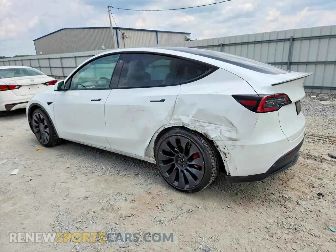 2 Photograph of a damaged car 7SAYGDEF7NF516404 TESLA MODEL Y 2022
