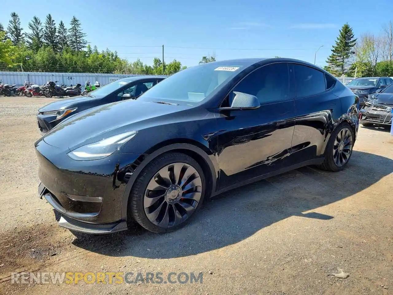 1 Photograph of a damaged car 7SAYGDEF7NF524079 TESLA MODEL Y 2022