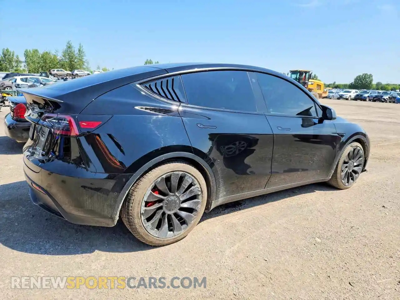3 Photograph of a damaged car 7SAYGDEF7NF524079 TESLA MODEL Y 2022