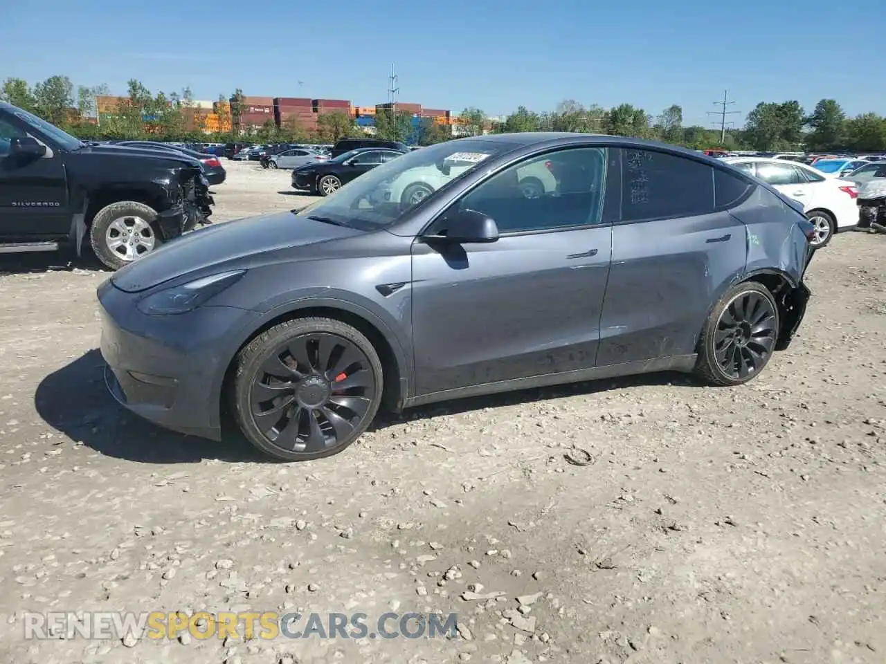1 Photograph of a damaged car 7SAYGDEF7NF531176 TESLA MODEL Y 2022