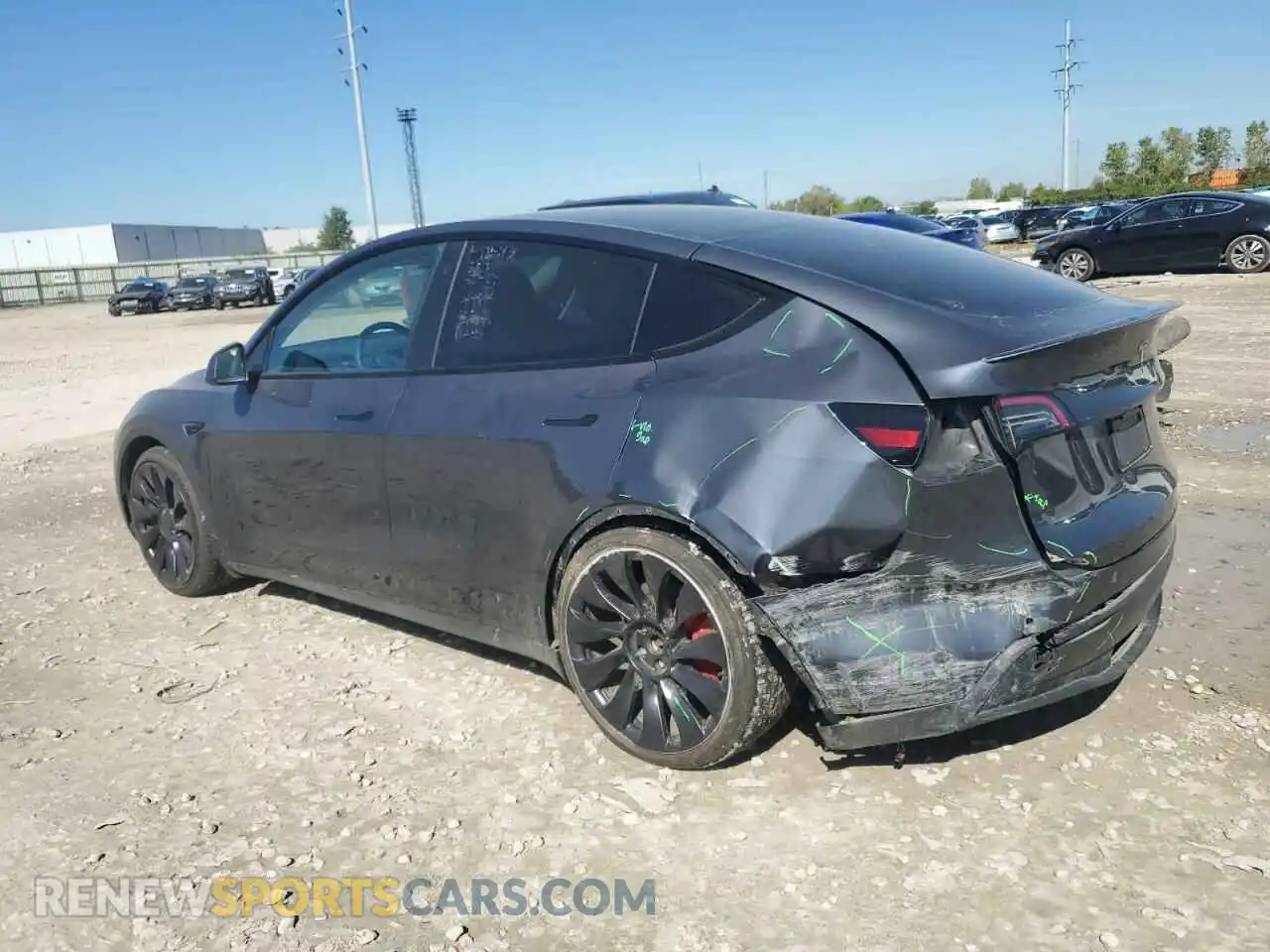 2 Photograph of a damaged car 7SAYGDEF7NF531176 TESLA MODEL Y 2022