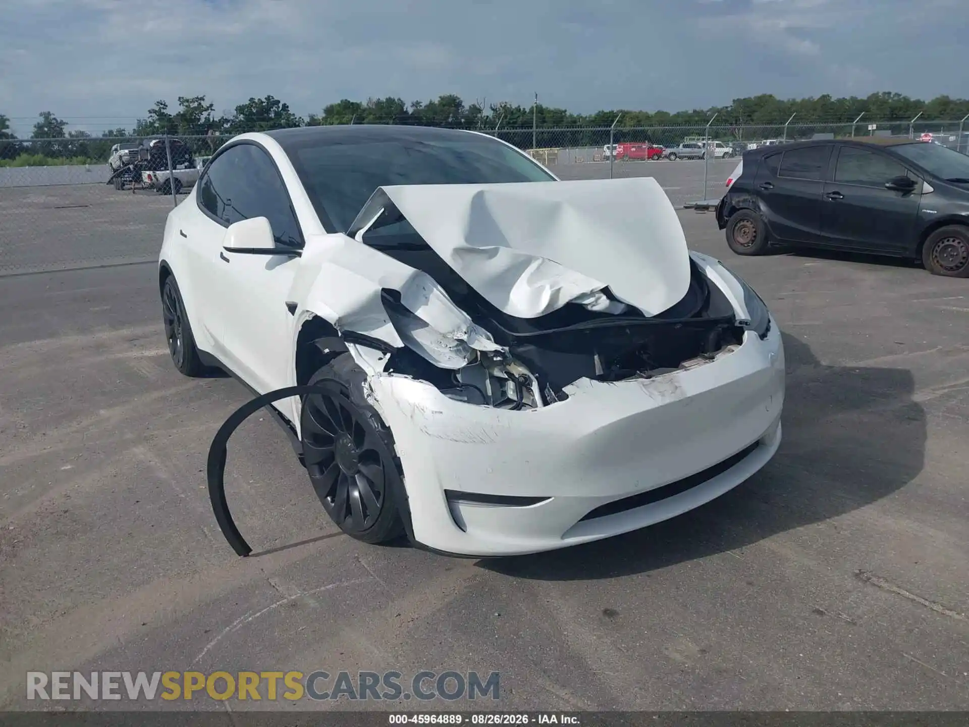 1 Photograph of a damaged car 7SAYGDEF7NF538970 TESLA MODEL Y 2022