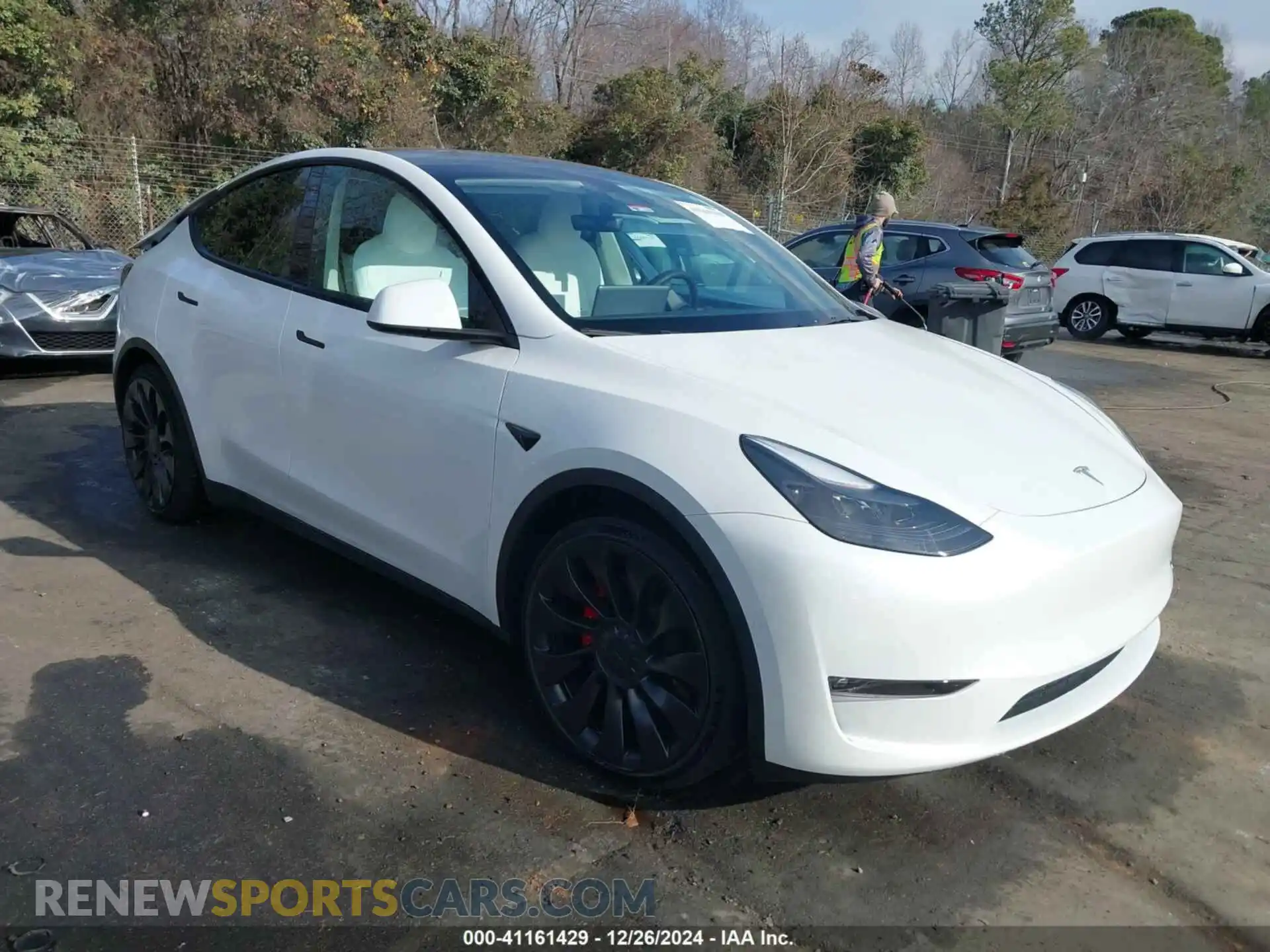 1 Photograph of a damaged car 7SAYGDEF7NF548818 TESLA MODEL Y 2022