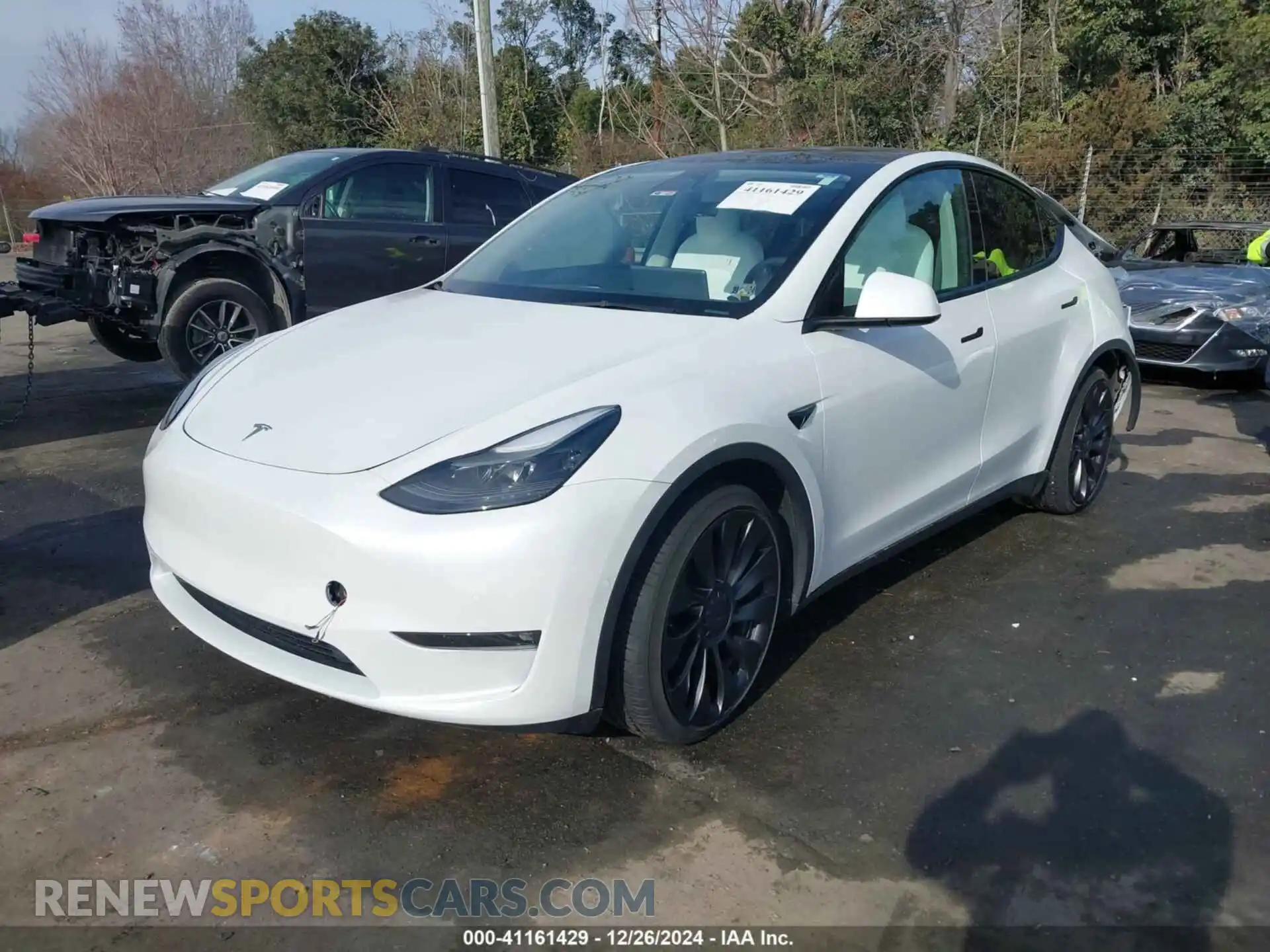 2 Photograph of a damaged car 7SAYGDEF7NF548818 TESLA MODEL Y 2022