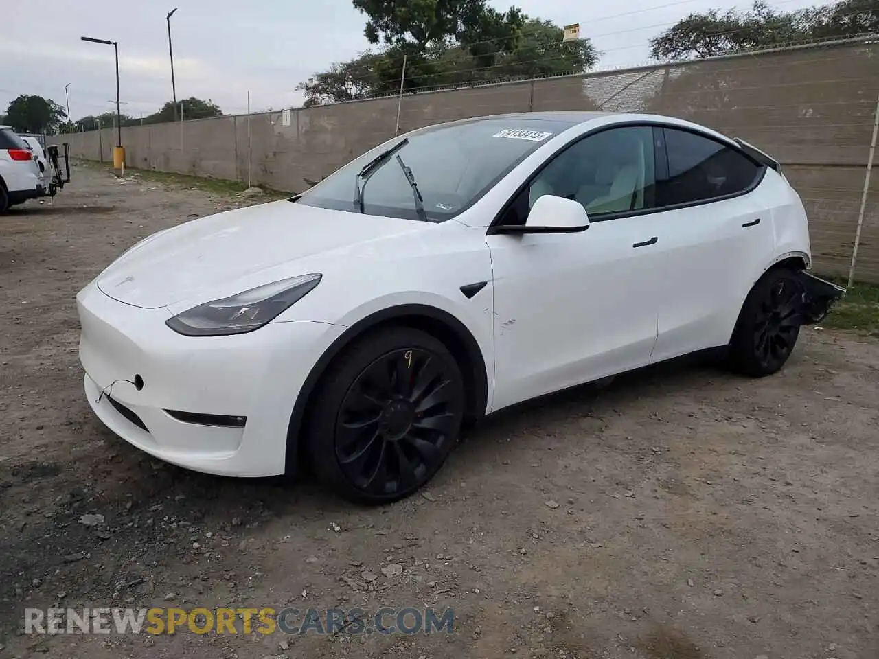 1 Photograph of a damaged car 7SAYGDEF7NF553288 TESLA MODEL Y 2022