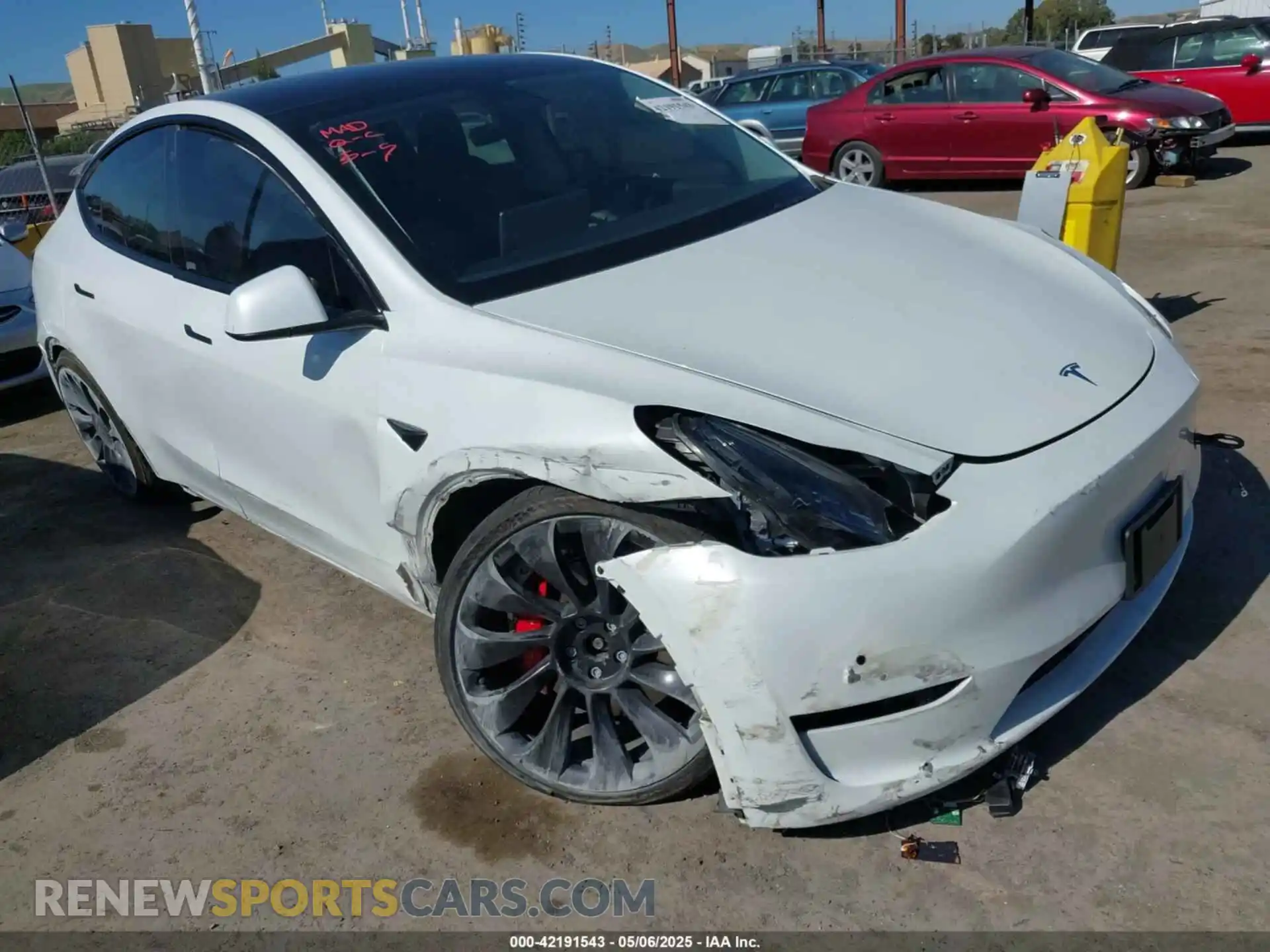 1 Photograph of a damaged car 7SAYGDEF8NF320293 TESLA MODEL Y 2022
