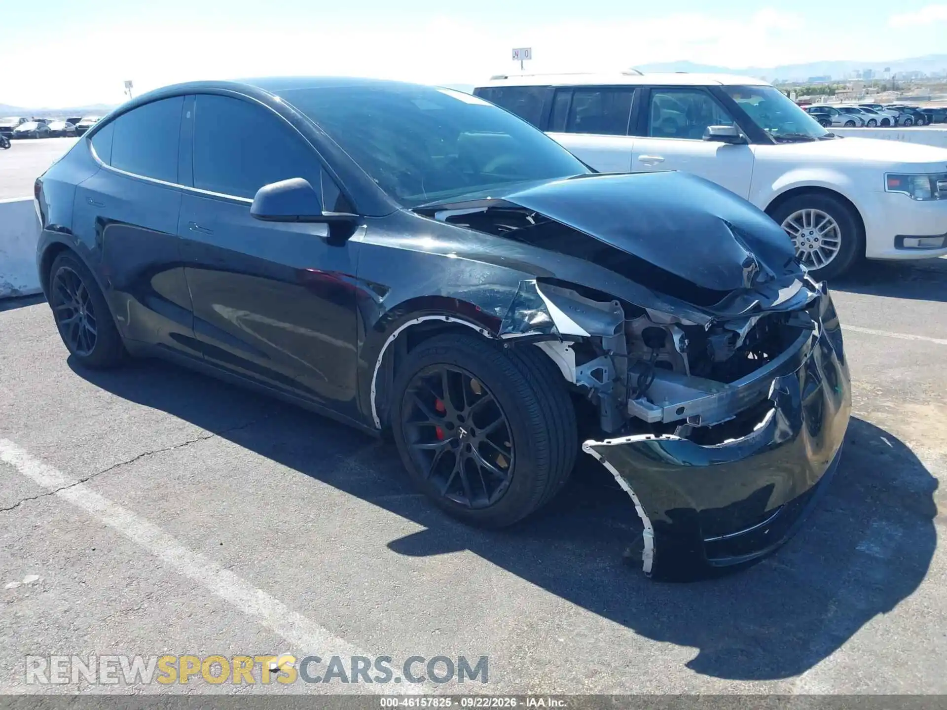 1 Photograph of a damaged car 7SAYGDEF8NF326675 TESLA MODEL Y 2022