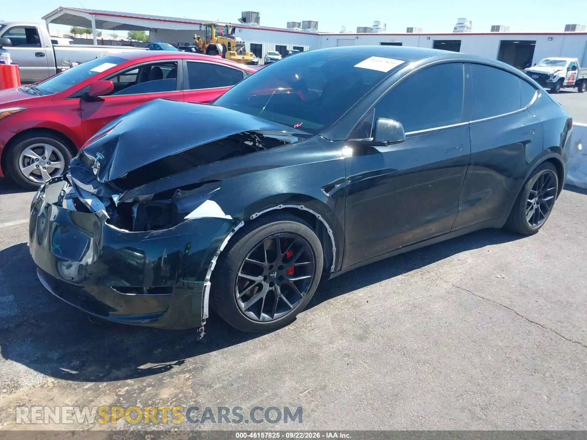2 Photograph of a damaged car 7SAYGDEF8NF326675 TESLA MODEL Y 2022