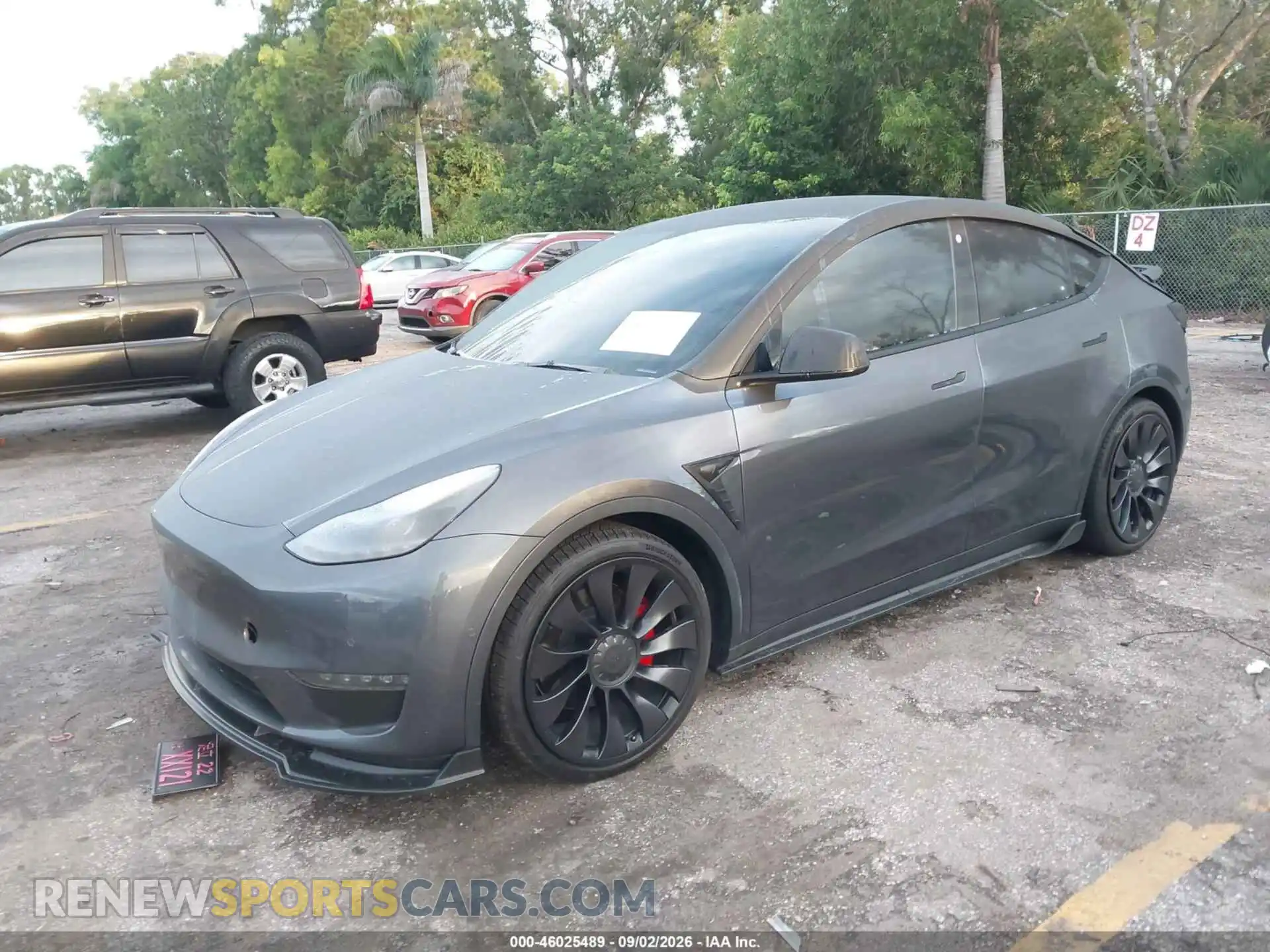 2 Photograph of a damaged car 7SAYGDEF8NF336736 TESLA MODEL Y 2022