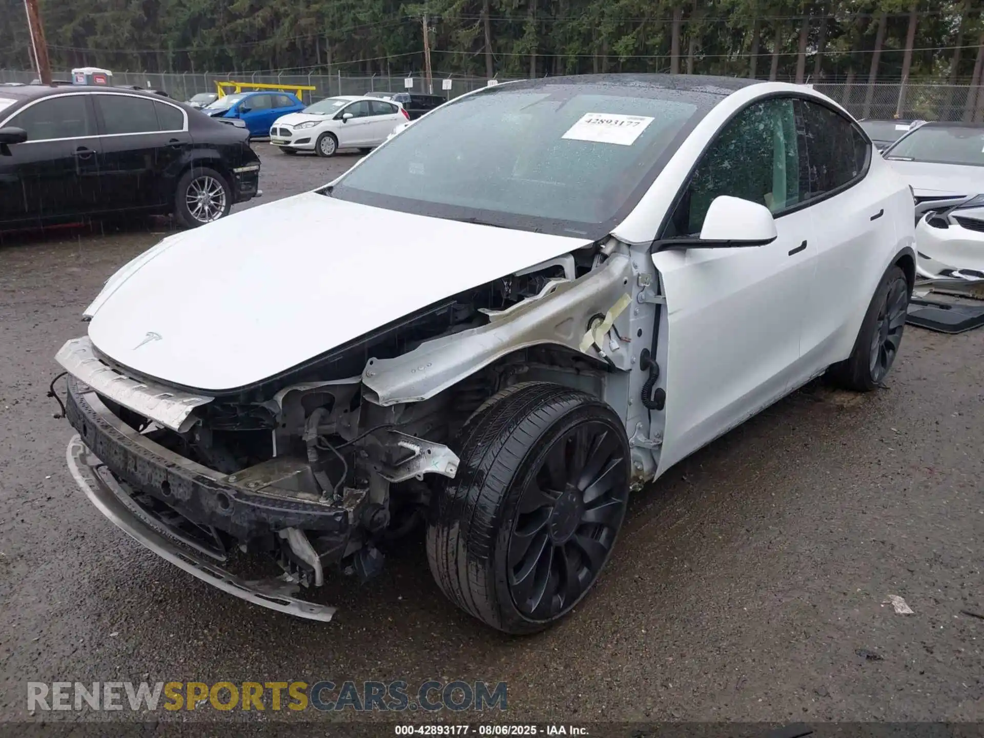 2 Photograph of a damaged car 7SAYGDEF8NF345467 TESLA MODEL Y 2022