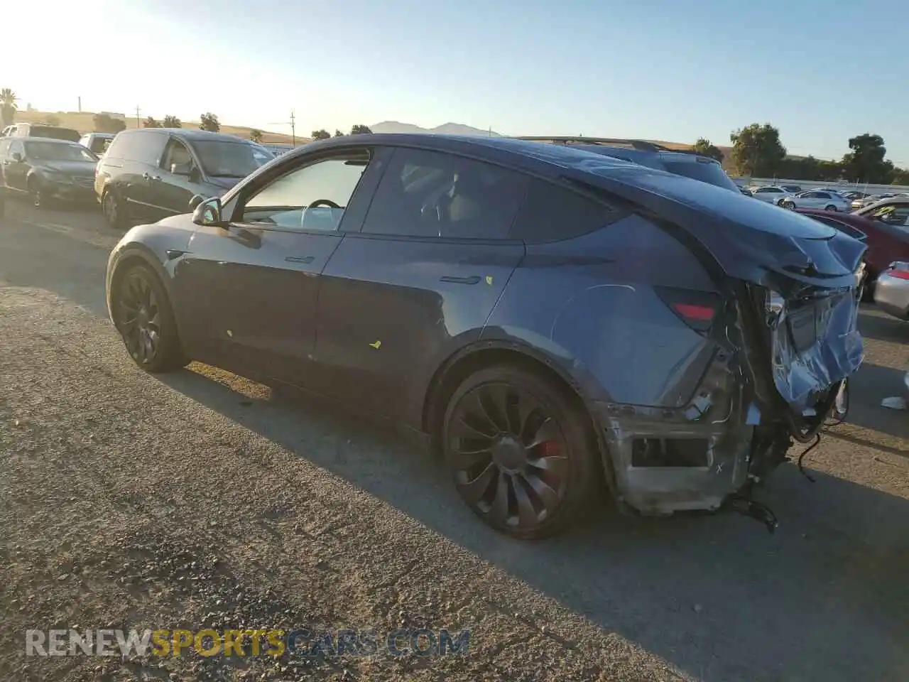 2 Фотография поврежденного автомобиля 7SAYGDEF8NF348739 TESLA MODEL Y 2022