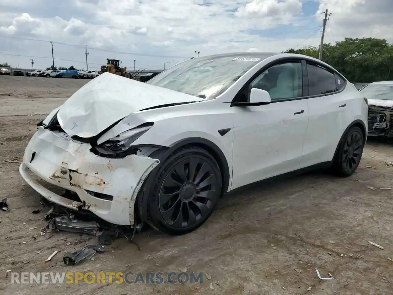 1 Photograph of a damaged car 7SAYGDEF8NF373883 TESLA MODEL Y 2022