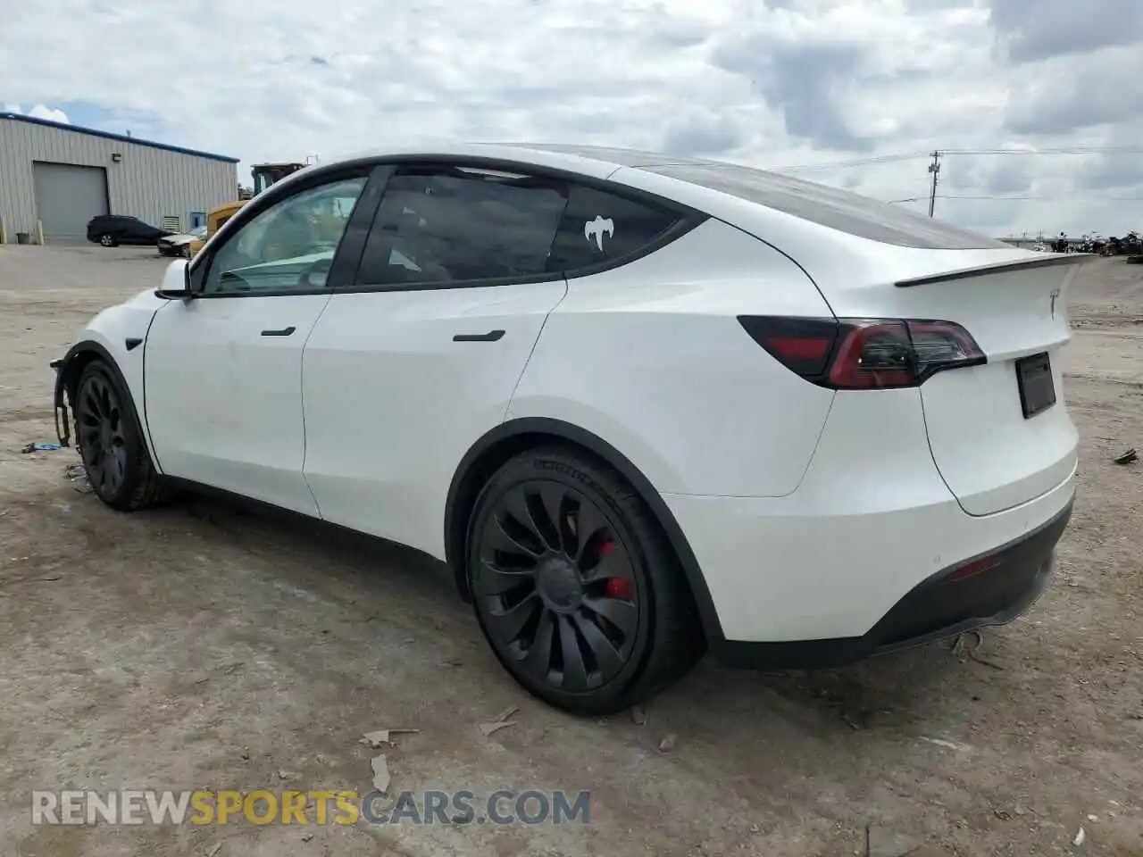 2 Photograph of a damaged car 7SAYGDEF8NF373883 TESLA MODEL Y 2022