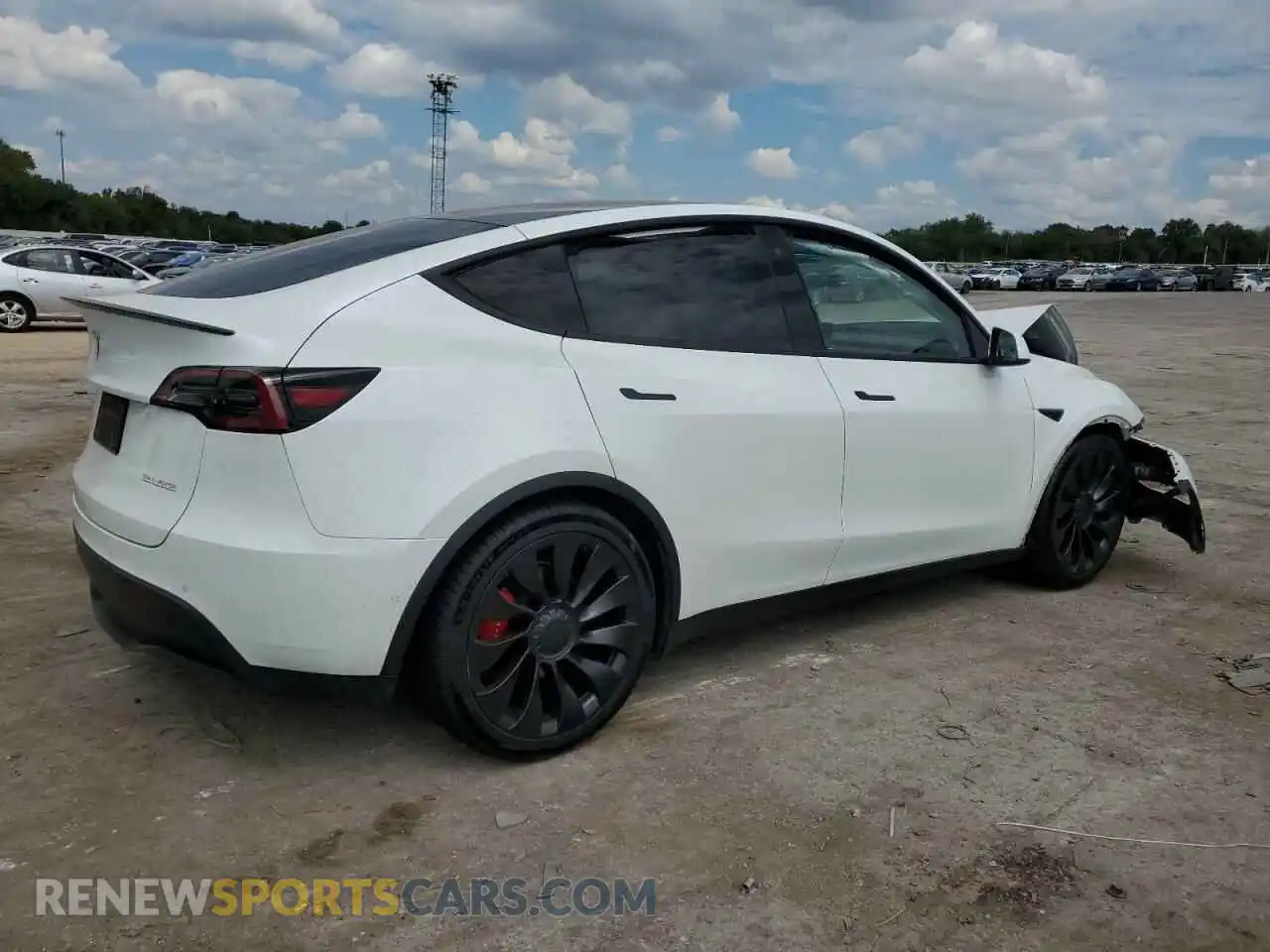3 Photograph of a damaged car 7SAYGDEF8NF373883 TESLA MODEL Y 2022