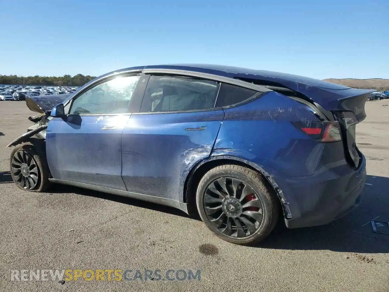 2 Photograph of a damaged car 7SAYGDEF8NF375858 TESLA MODEL Y 2022