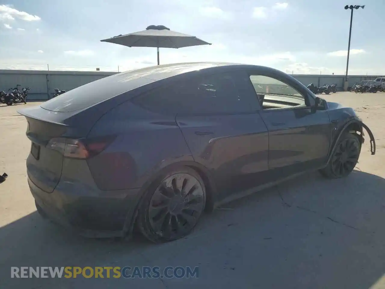 3 Фотография поврежденного автомобиля 7SAYGDEF8NF384270 TESLA MODEL Y 2022