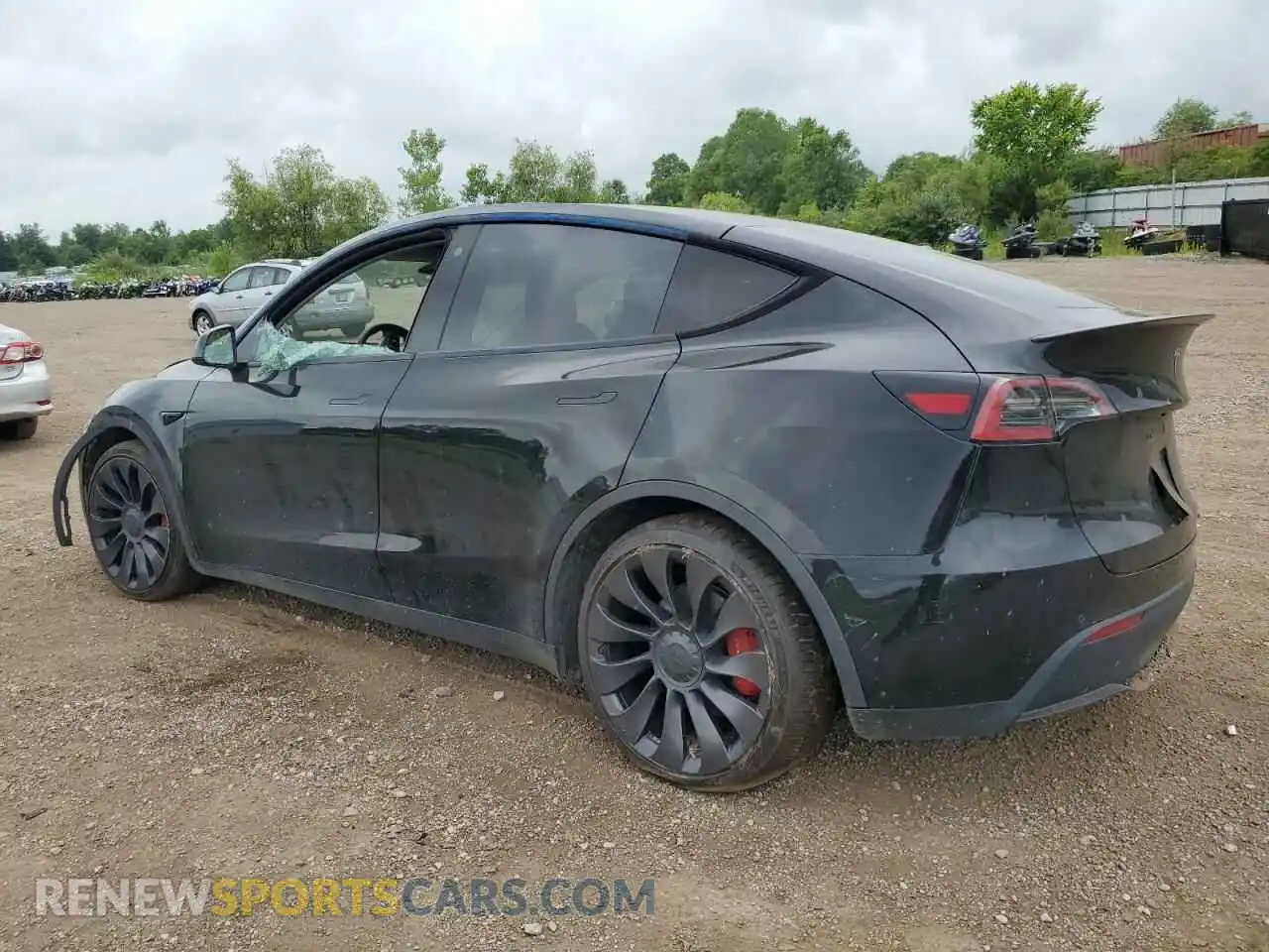 2 Photograph of a damaged car 7SAYGDEF8NF389954 TESLA MODEL Y 2022