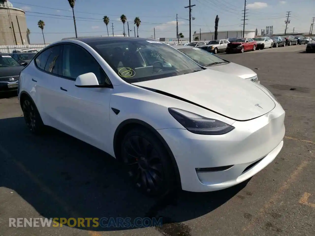1 Photograph of a damaged car 7SAYGDEF8NF405439 TESLA MODEL Y 2022
